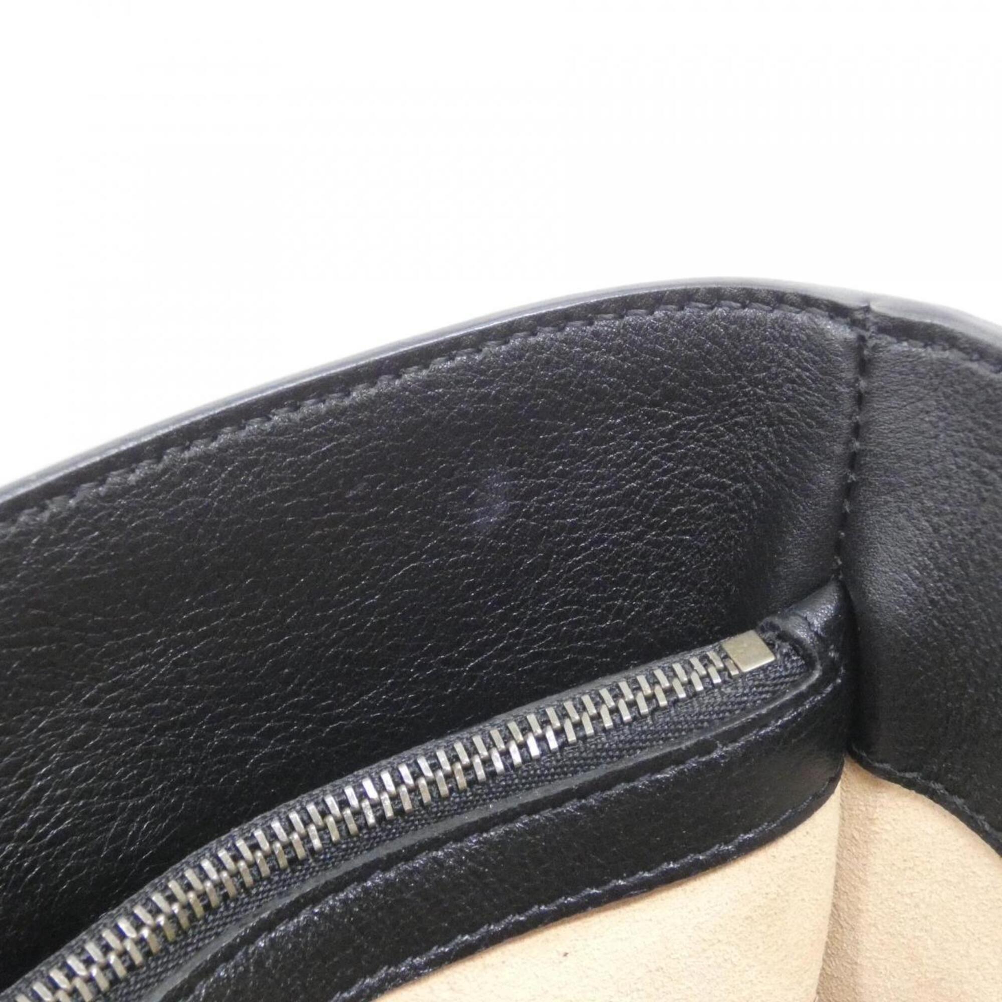 Gucci Black Leather Handbag (Pre-Owned)