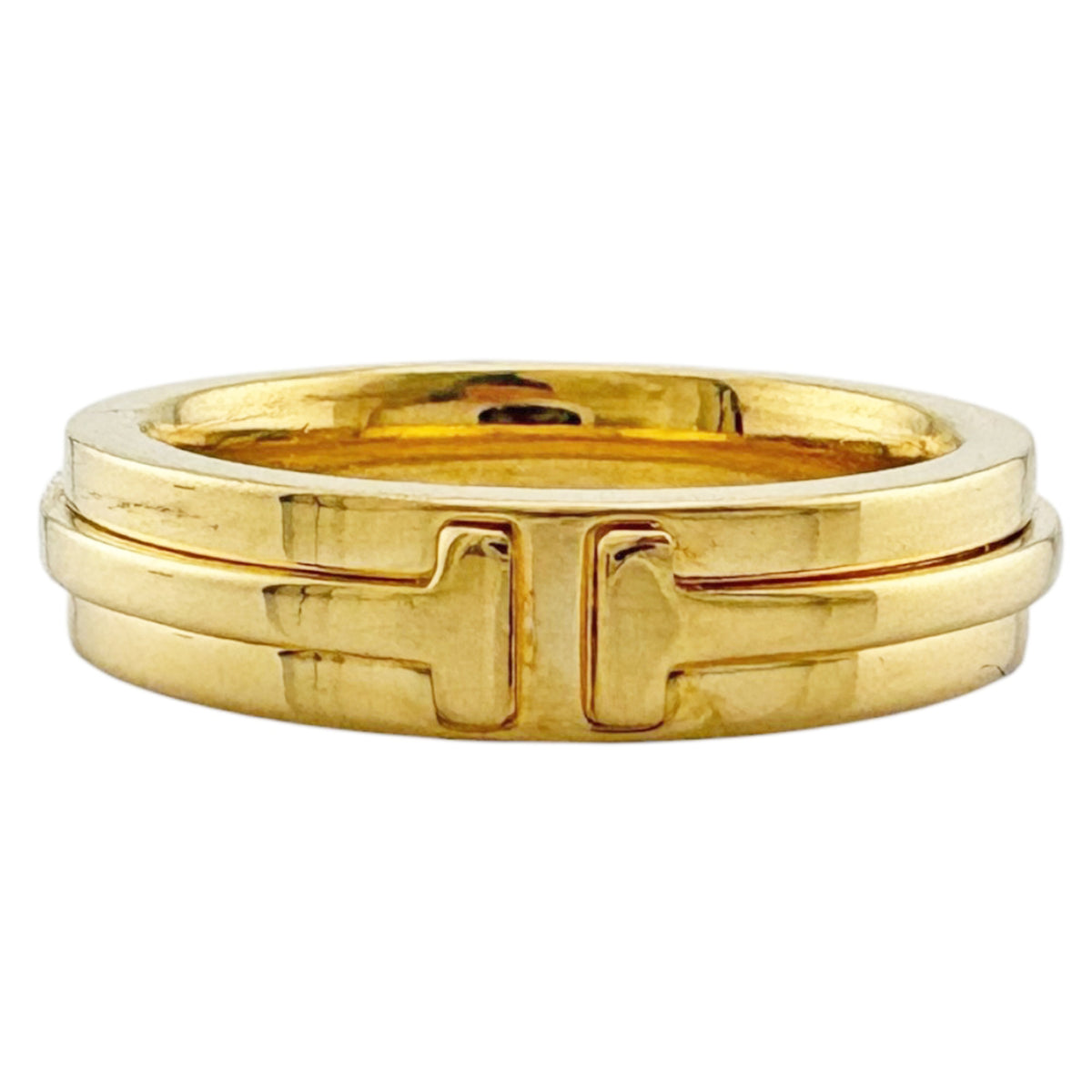 Tiffany Gold Yellow Gold (18K) Band Ring (Pre-Owned)