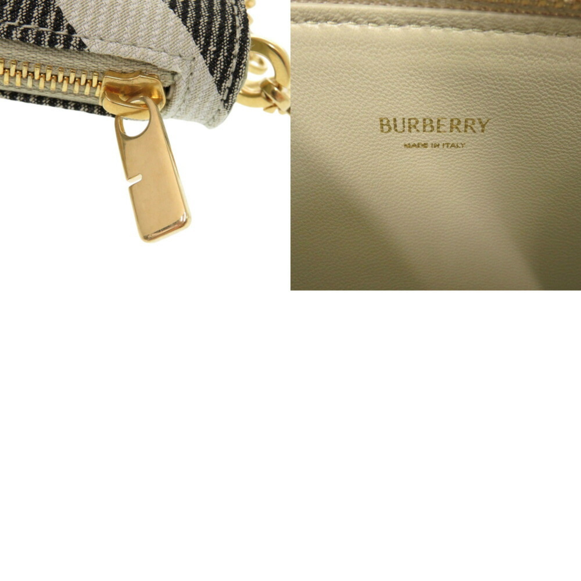 Burberry Beige Canvas Shoulder Bag (Pre-Owned)