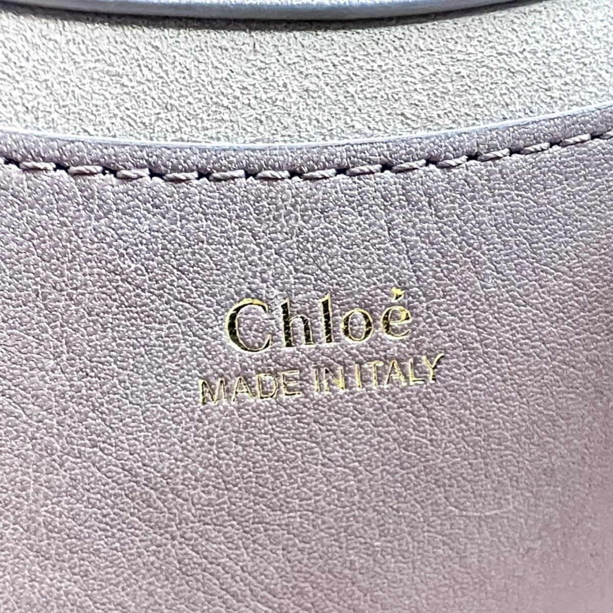 Chloé Grayish Leather Handbag Shoulder Bag (Pre-Owned)
