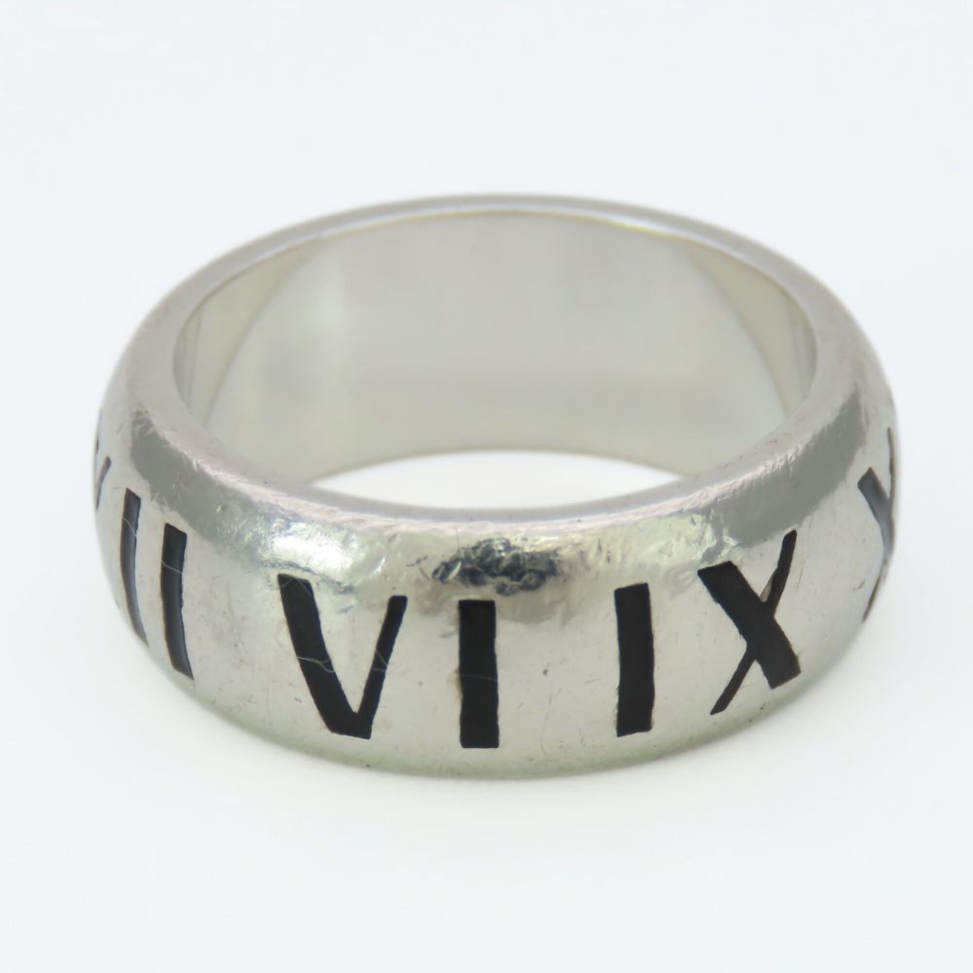 Tiffany Silver Silver 925 Band Ring (Pre-Owned)