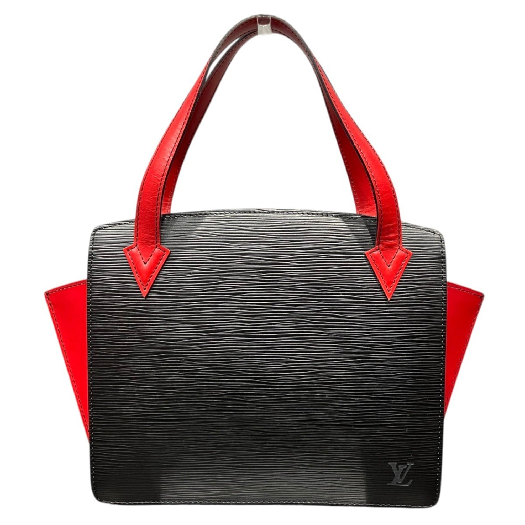Louis Vuitton Epi Black Red Color Epi Leather Handbag (Pre-Owned)