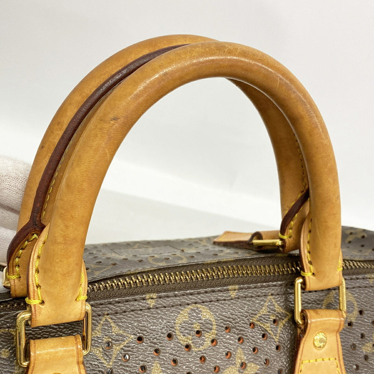 Louis Vuitton Lv Orange Handbag (Pre-Owned)