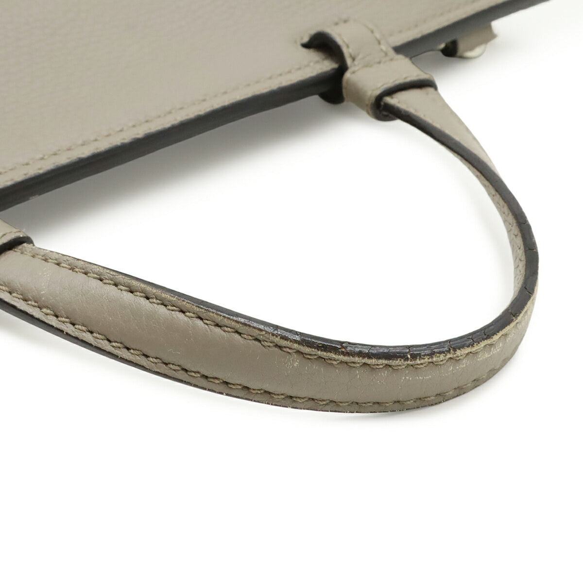Gucci Gray Bamboo Handbag Shoulder Bag (Pre-Owned)