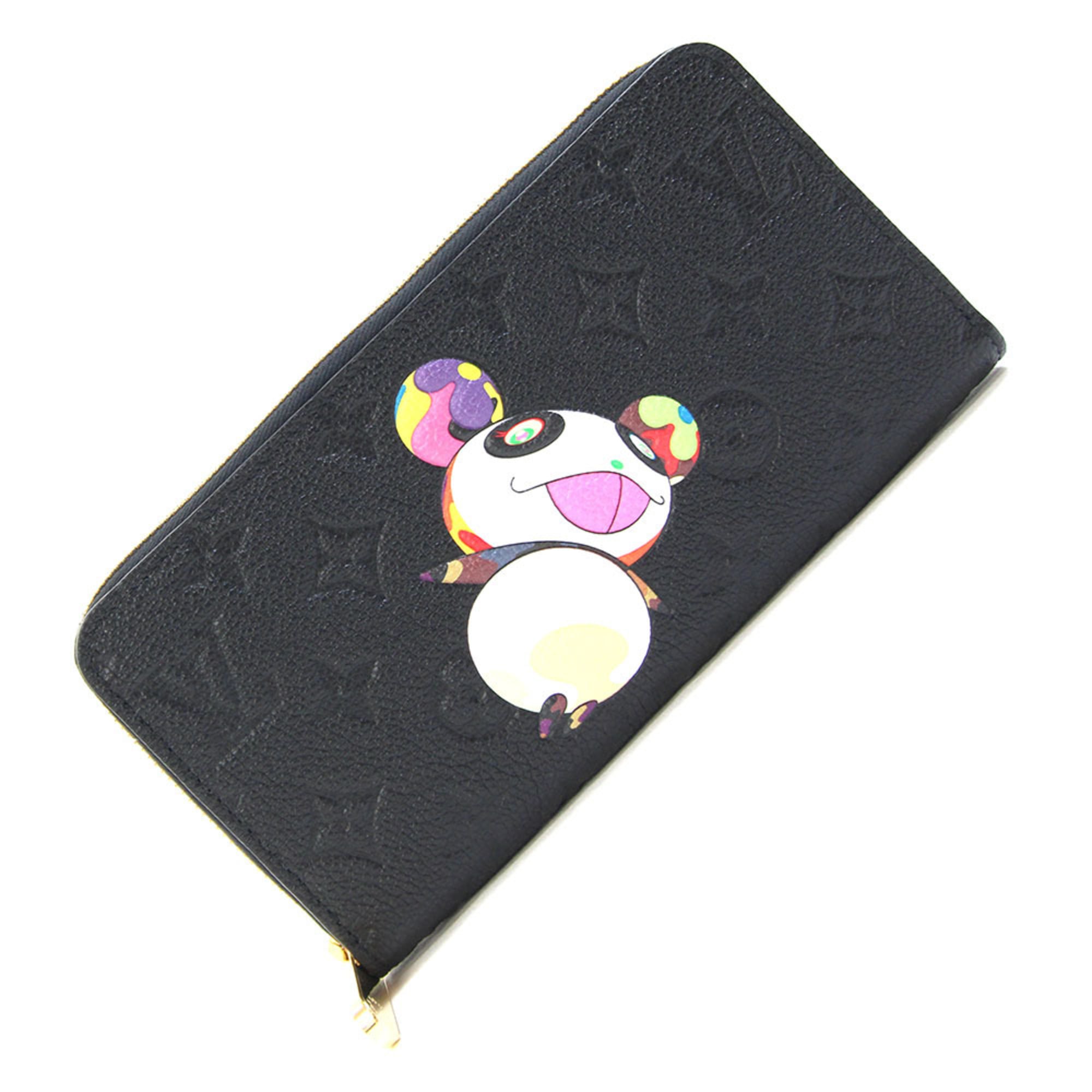 Louis Vuitton Black Noir Monogram Empreinte Leather Long Wallet (Bi-Fold) (Pre-Owned)
