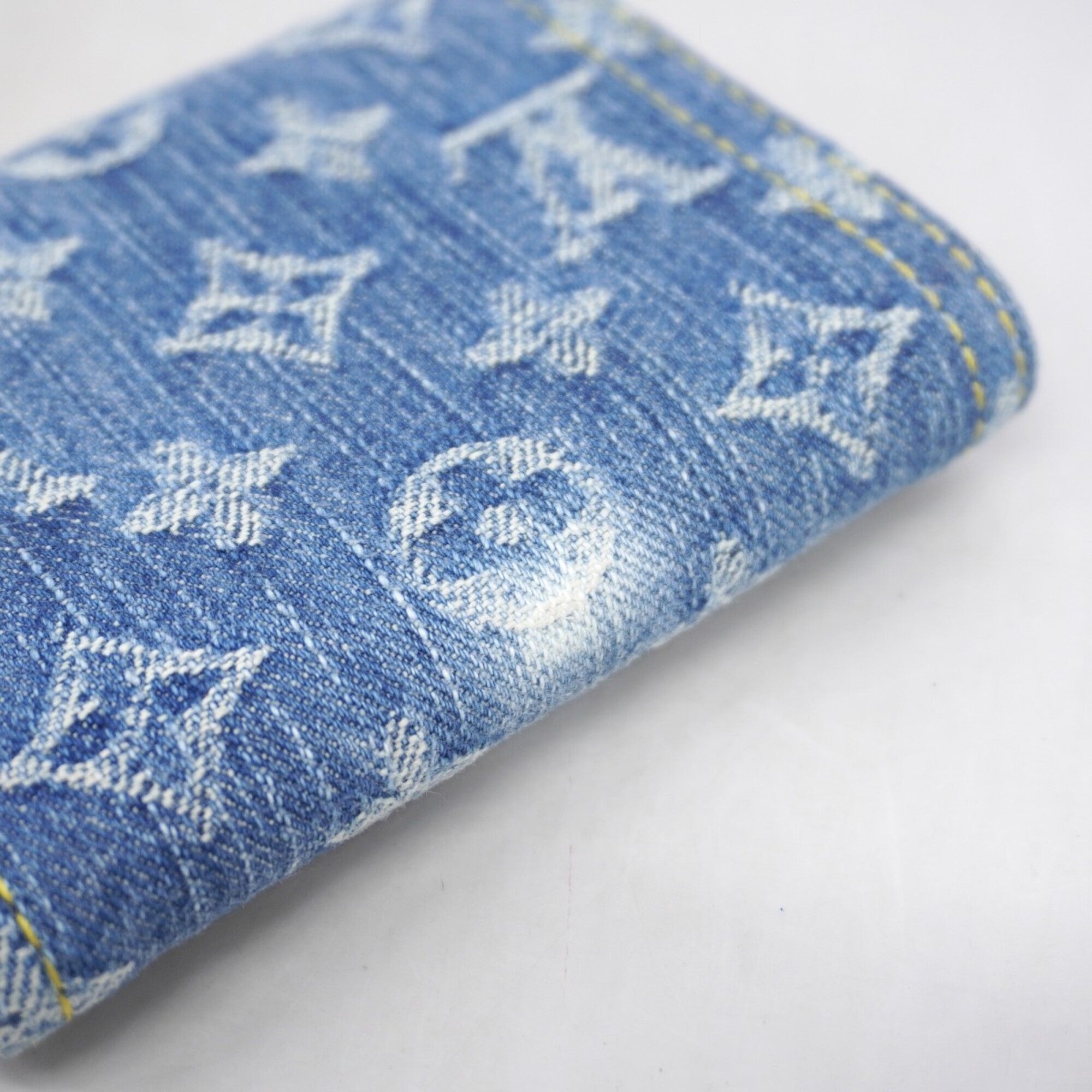 Louis Vuitton Blue Wallet (Tri-Fold) (Pre-Owned)
