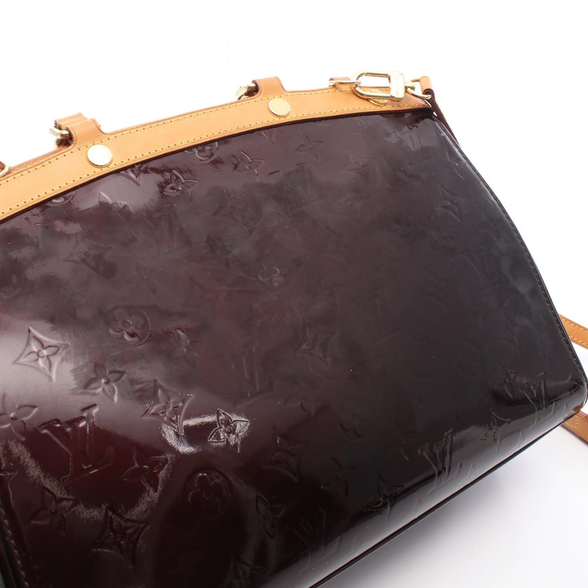 Louis Vuitton Purple Leather Handbag (Pre-Owned)