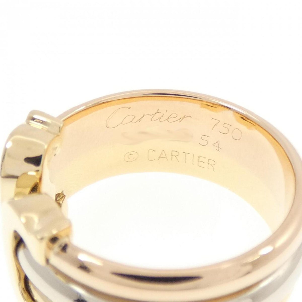 Cartier Yellow Gold (18K) Pink Gold (18K) White Gold (18K) Band Ring (Pre-Owned)
