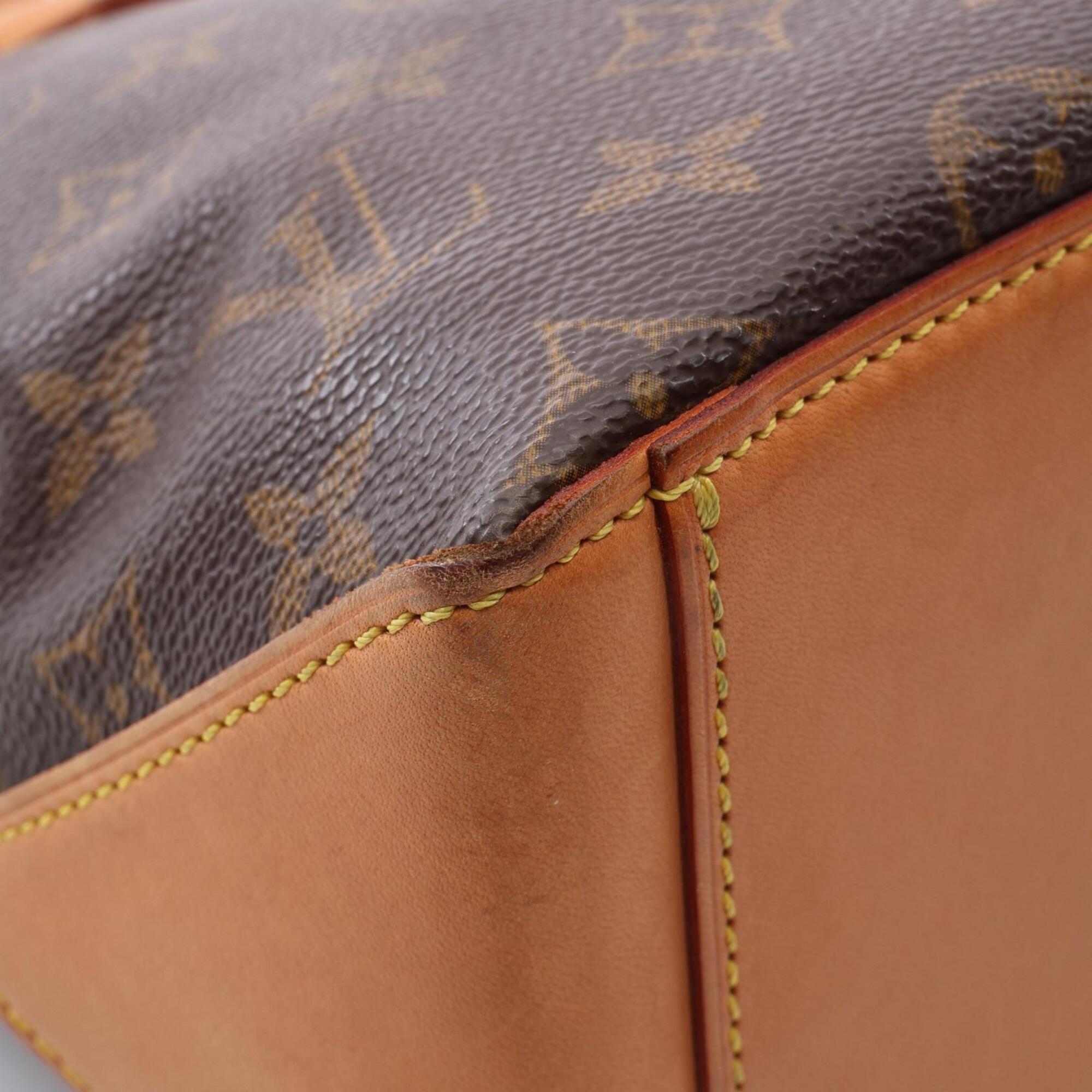 Louis Vuitton Brown Coated Canvas Pvc Monogram Leather Handbag Shoulder Bag (Pre-Owned)