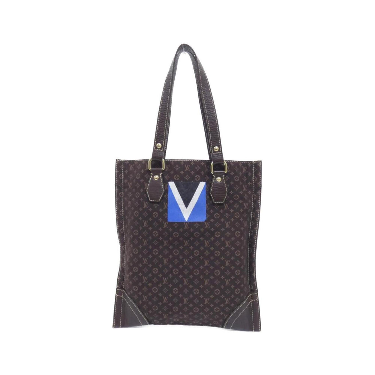 Louis Vuitton Ebene Canvas Handbag (Pre-Owned)