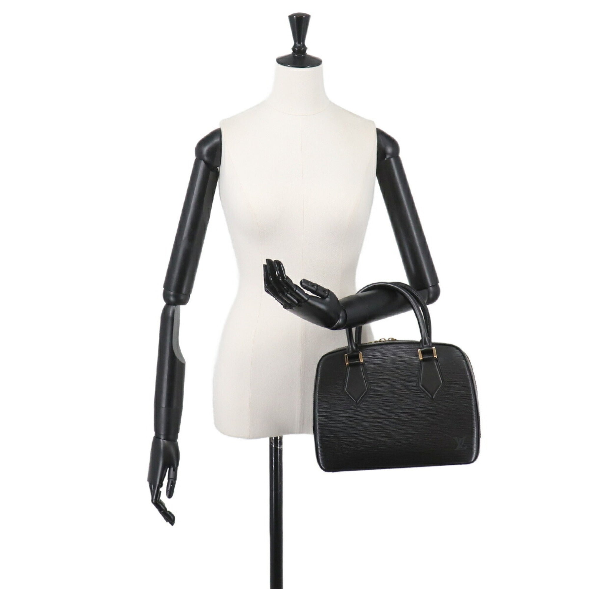 Louis Vuitton Epi Noir Epi Leather Handbag (Pre-Owned)
