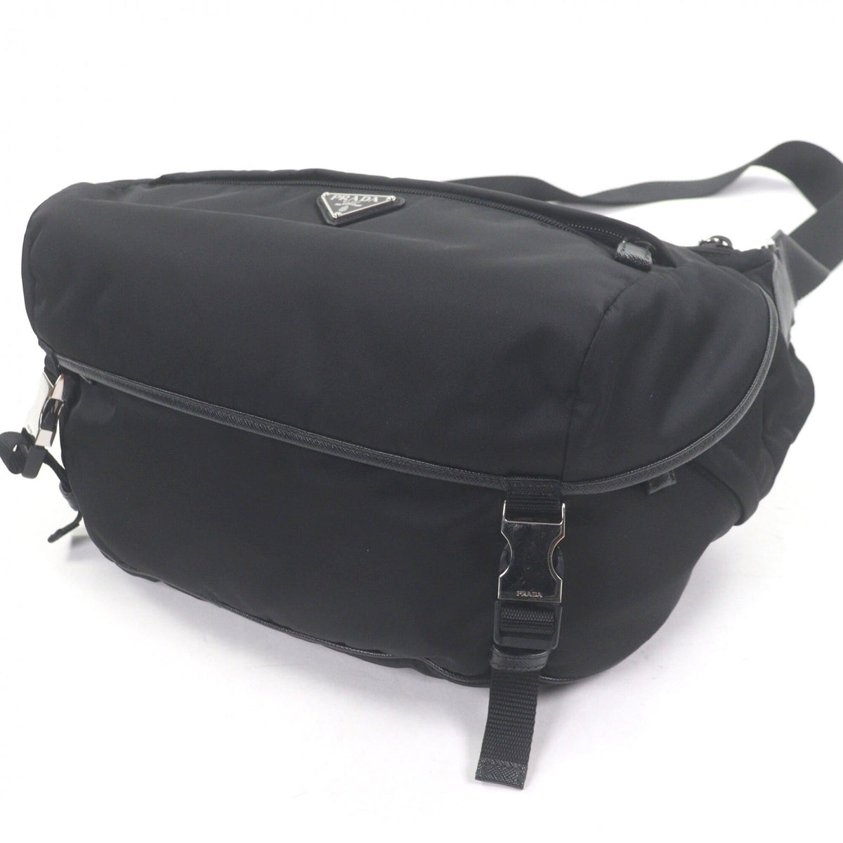 Prada Black Polyamide Shoulder Bag (Pre-Owned)