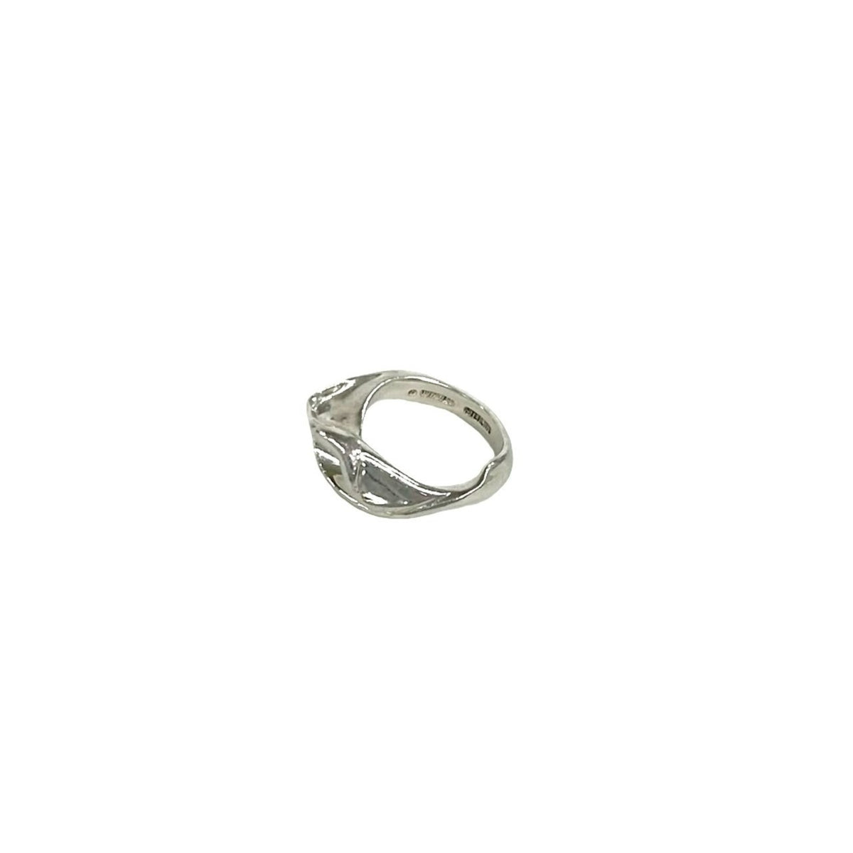Tiffany Silver Silver 925 Band Ring (Pre-Owned)