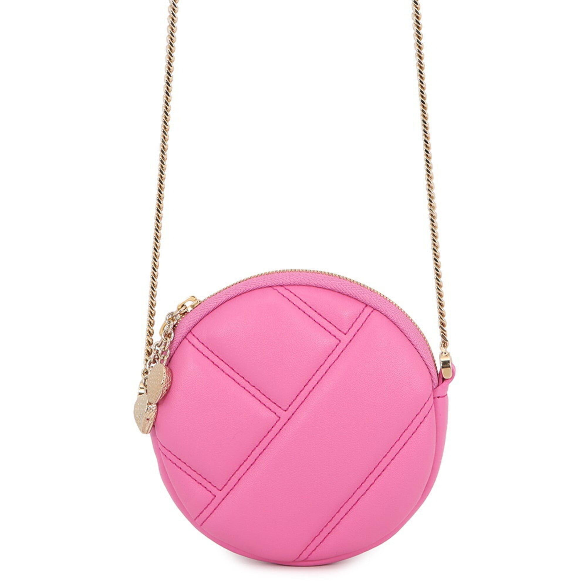 Bvlgari Pink Leather Handbag Pochette (Pre-Owned)