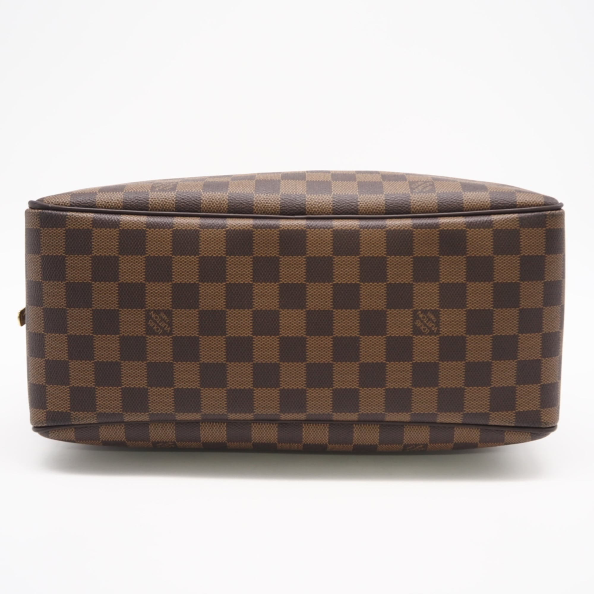 Louis Vuitton Brown Damier Canvas Ebene Coated Canvas Leather Handbag (Pre-Owned)