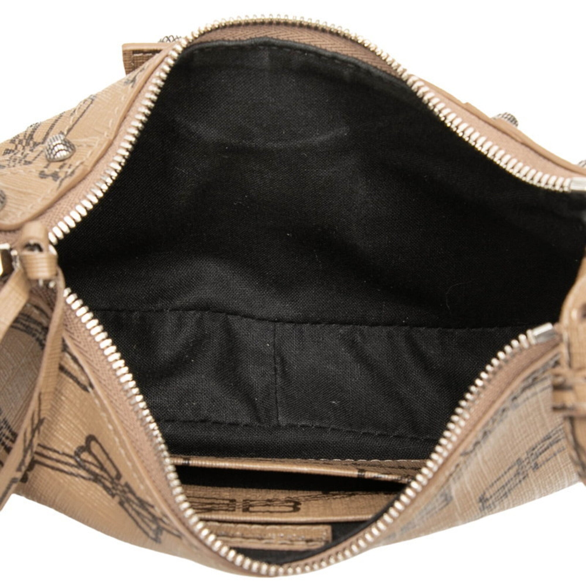Balenciaga Beige Pvc Handbag Shoulder Bag (Pre-Owned)