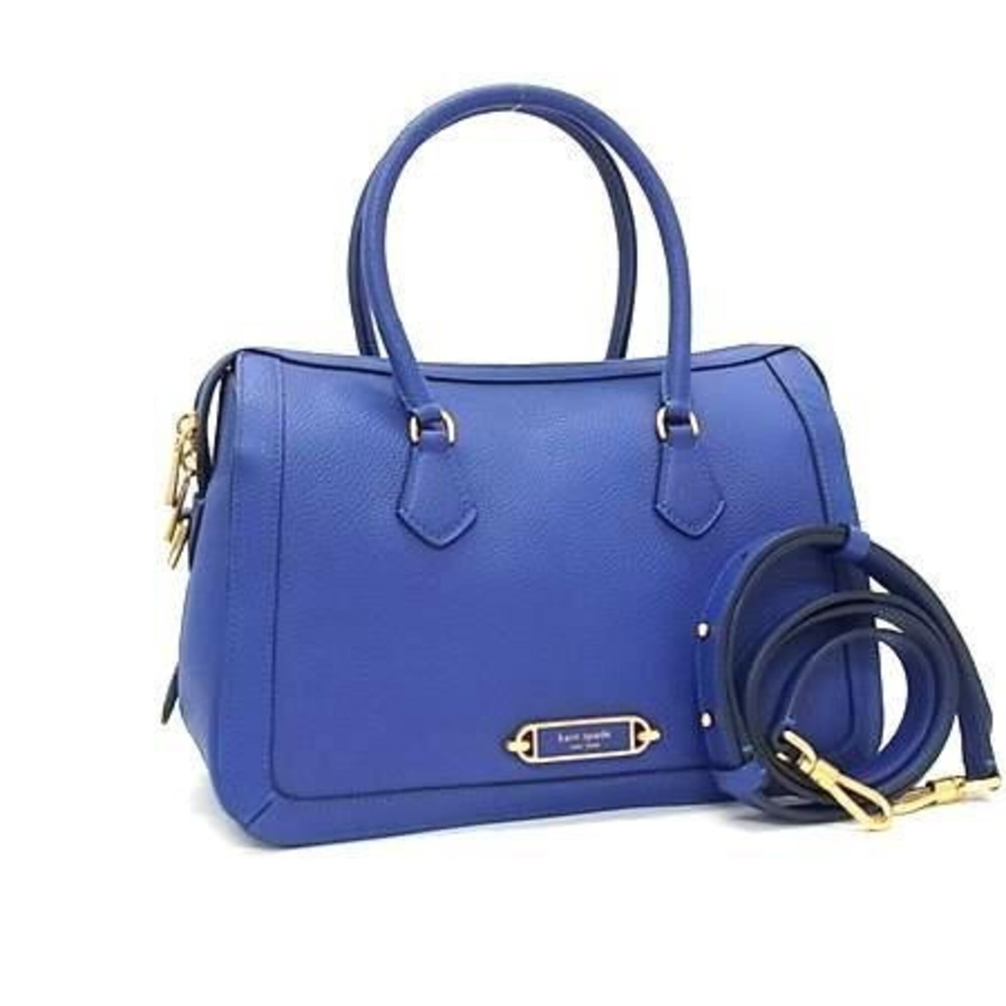 Kate Spade Blue Leather Handbag Shoulder Bag (Pre-Owned)