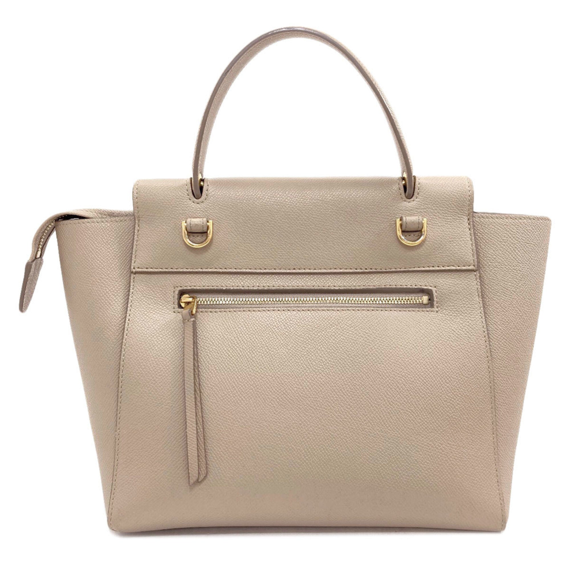 Celine Beige Leather Handbag (Pre-Owned)