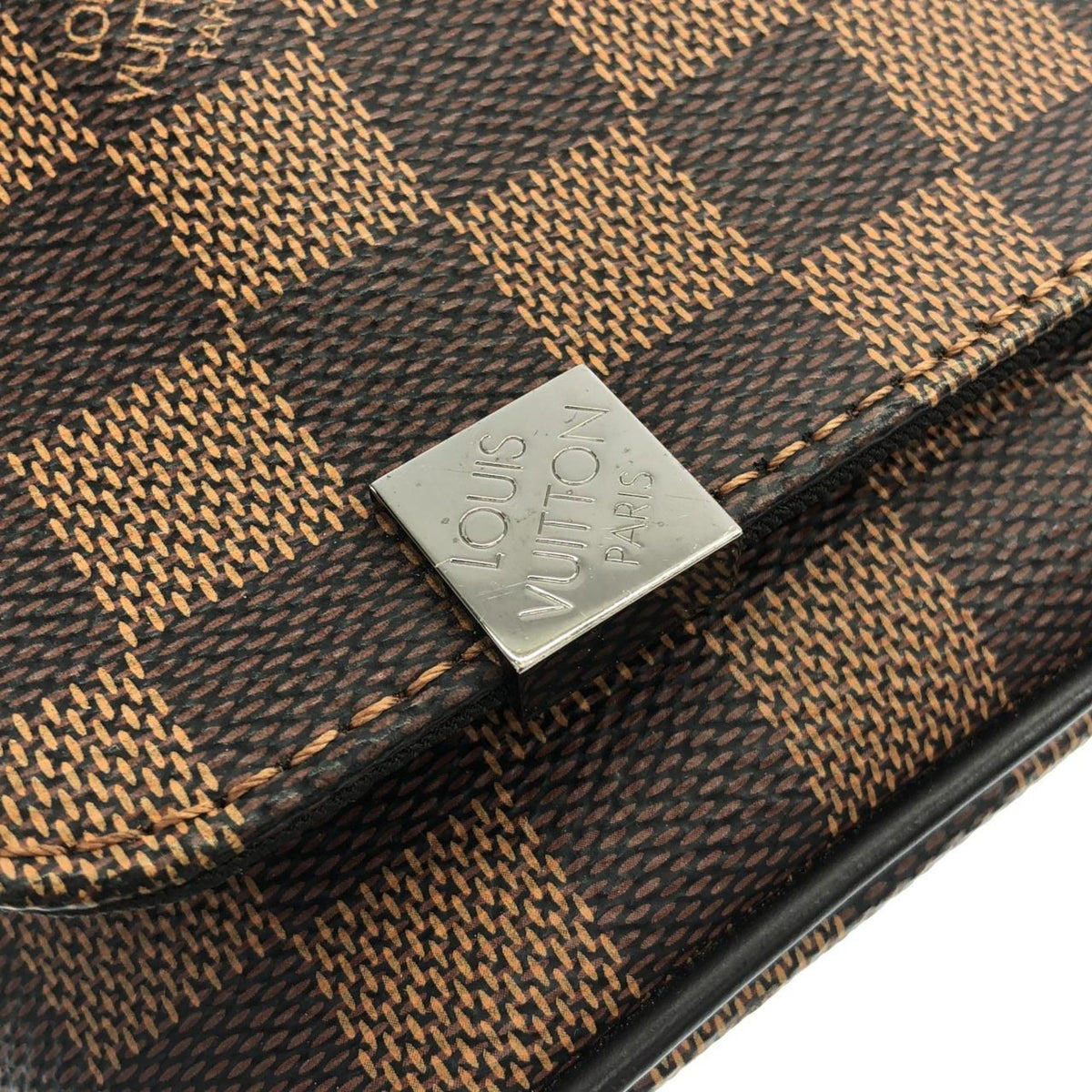 Louis Vuitton Ebene Coated Canvas Shoulder Bag (Pre-Owned)
