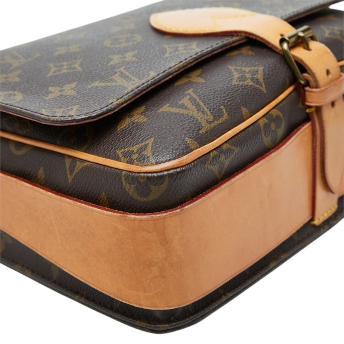 Louis Vuitton Brown Pvc Leather Shoulder Bag (Pre-Owned)