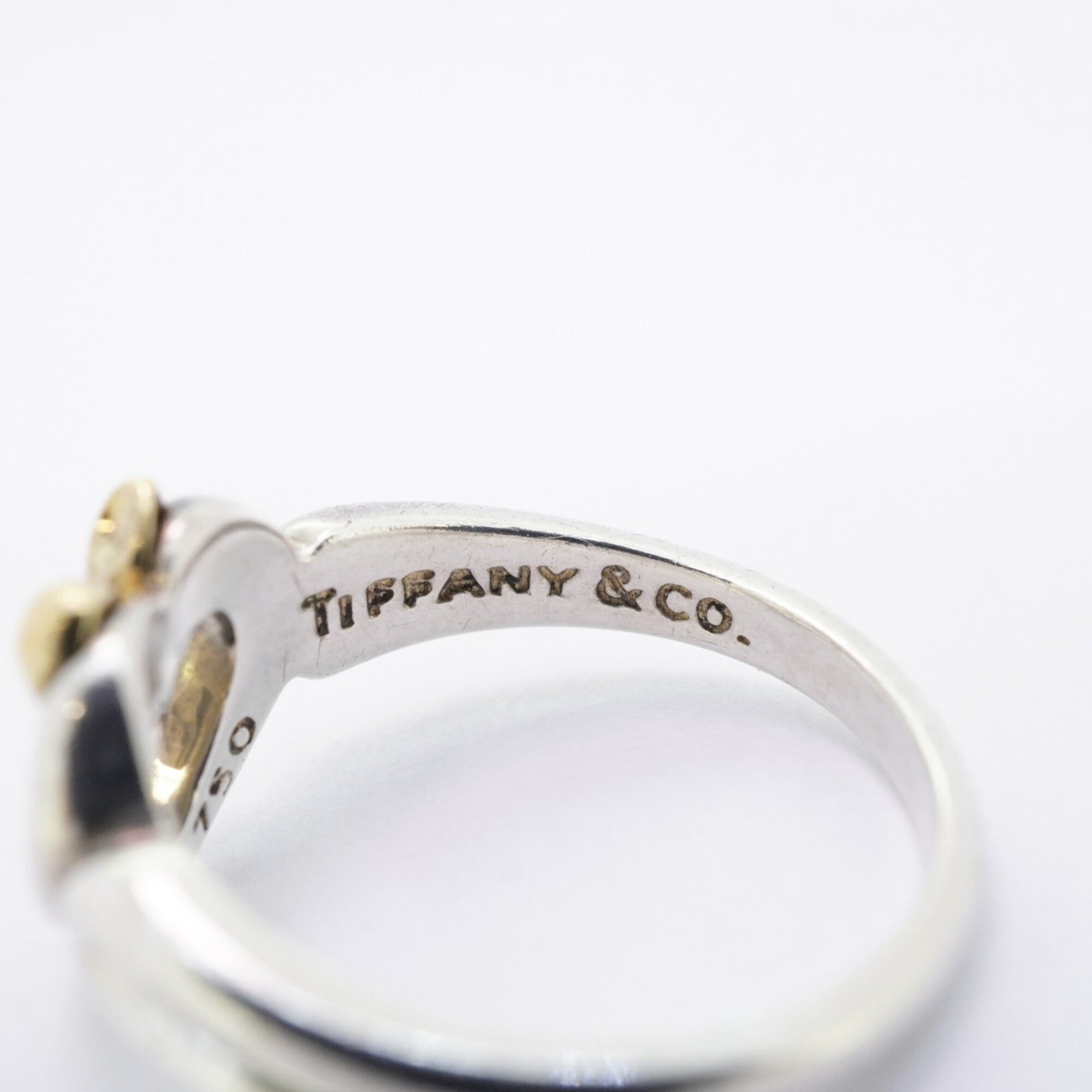 Tiffany Yellow Gold (18K) Silver 925 Band Ring (Pre-Owned)