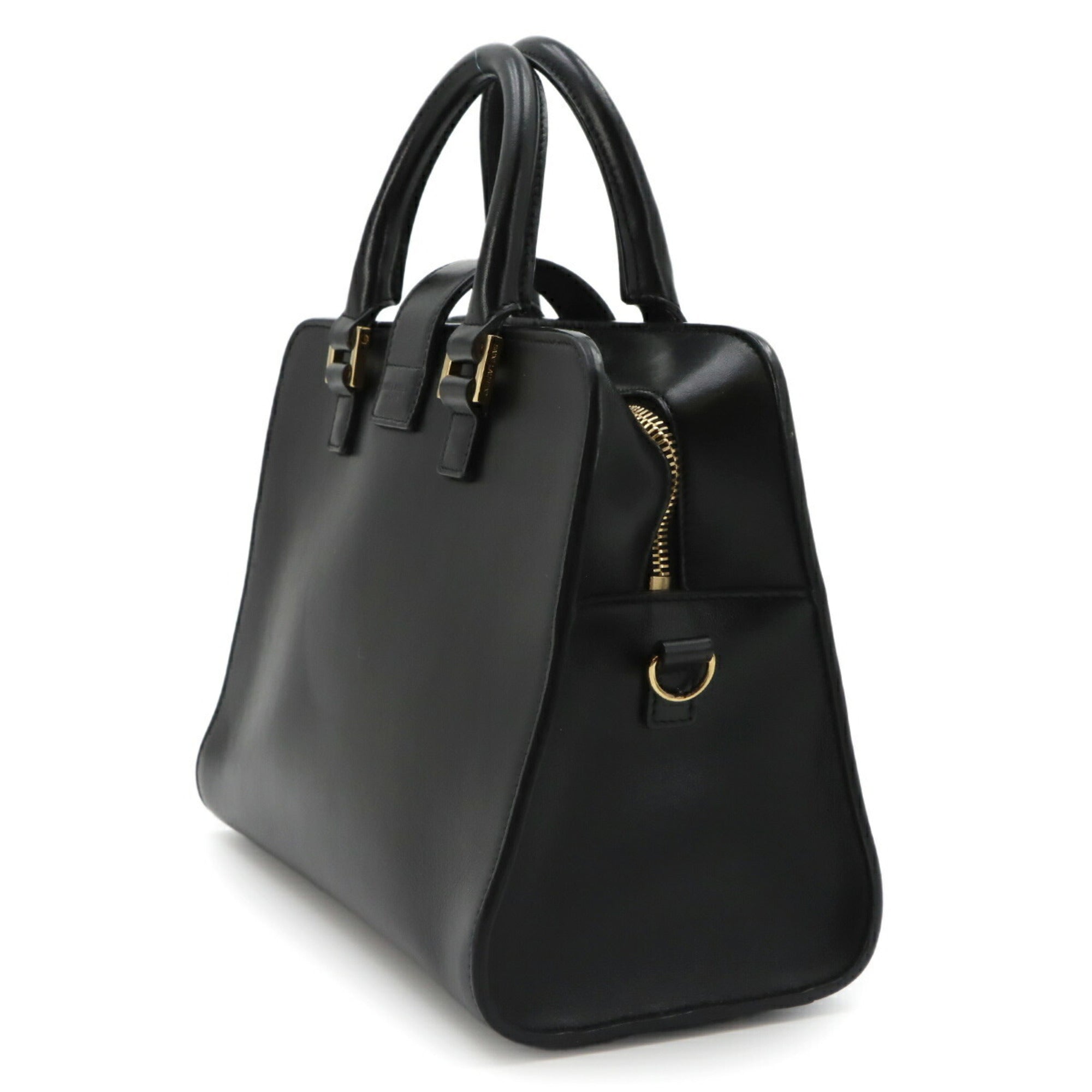Saint Laurent Black Leather Handbag (Pre-Owned)