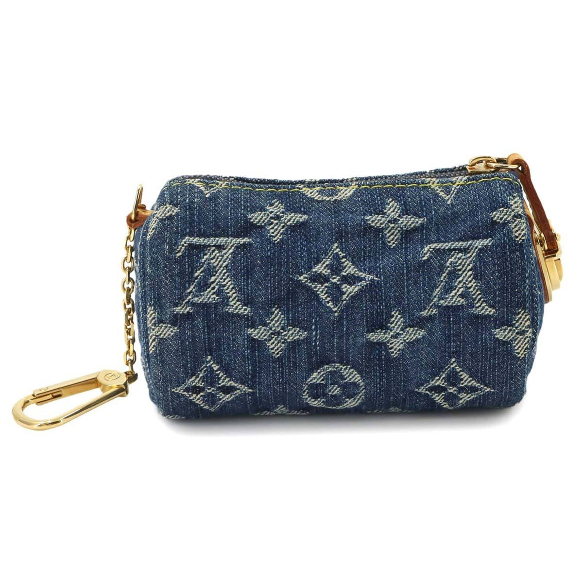 Louis Vuitton Blue Monogram Monogram Denim Handbag Pouch (Pre-Owned)