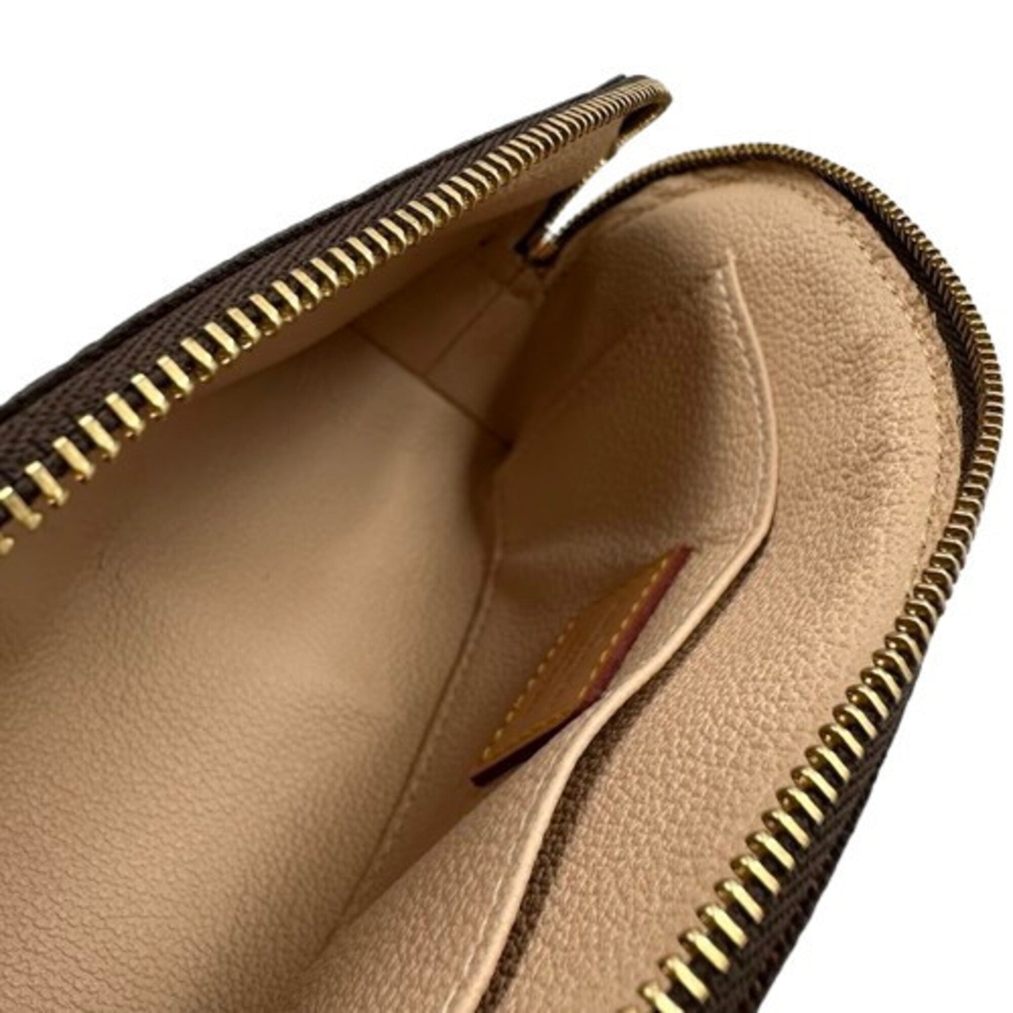 Louis Vuitton Brown Pvc Pochette Pouch (Pre-Owned)