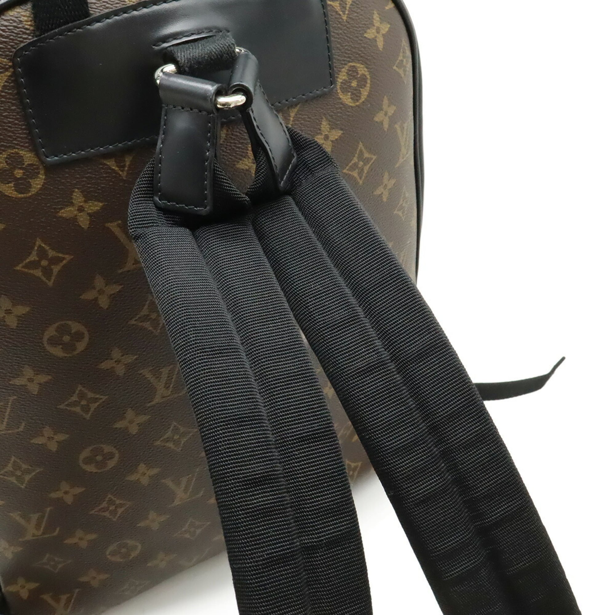 Louis Vuitton Black Brown Monogram Monogram Backpack Shoulder Bag (Pre-Owned)