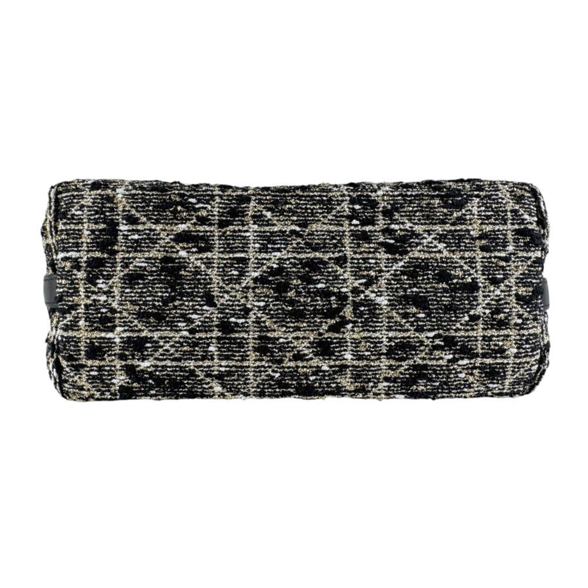Christian Dior Black Tweed Shoulder Bag (Pre-Owned)
