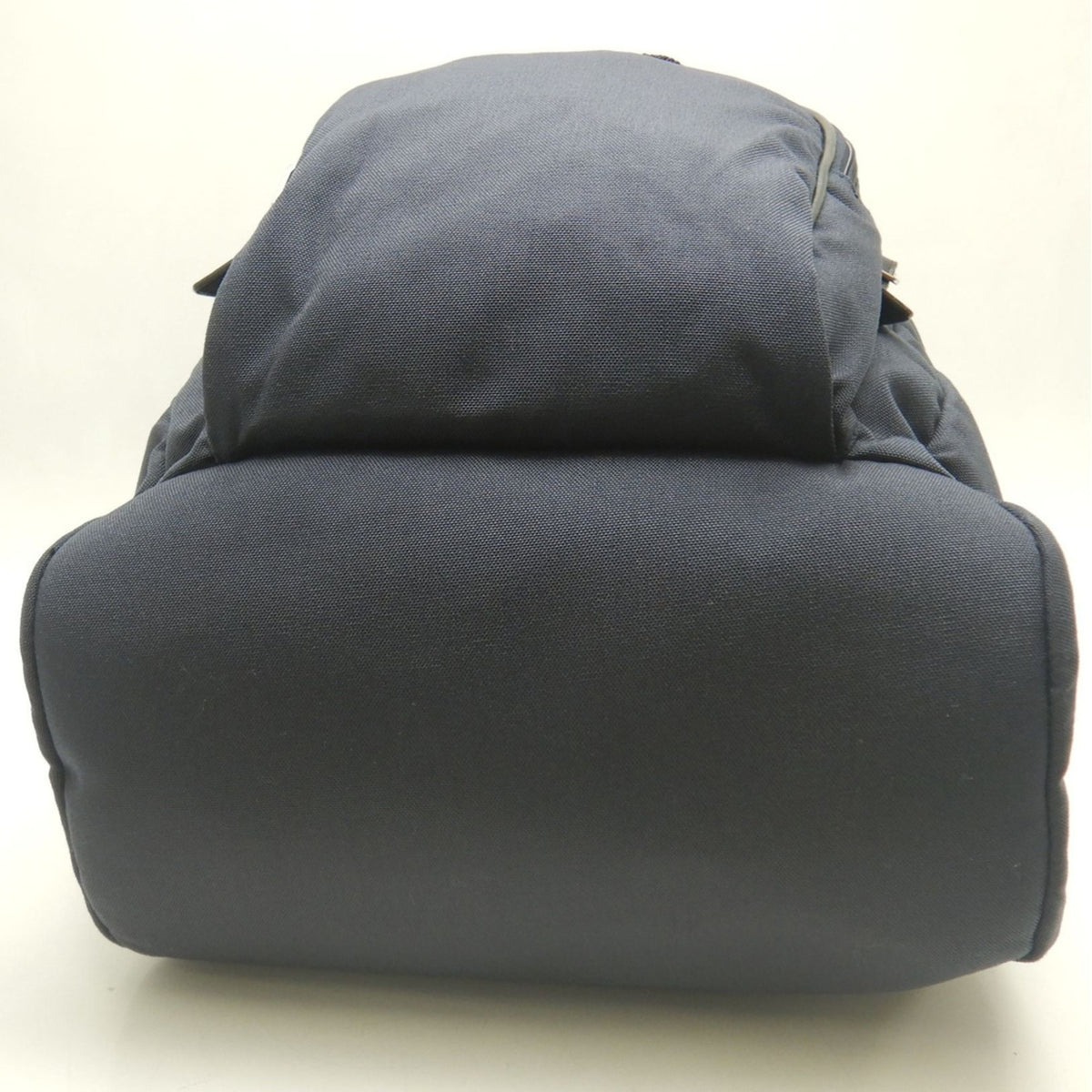 Yves Saint Laurent Navy Canvas Leather Backpack (Pre-Owned)