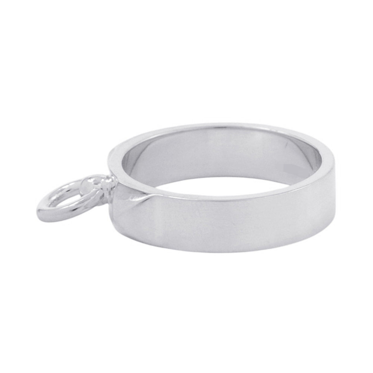 Hermes Collier De Chien Silver Silver 925 Band Ring (Pre-Owned)