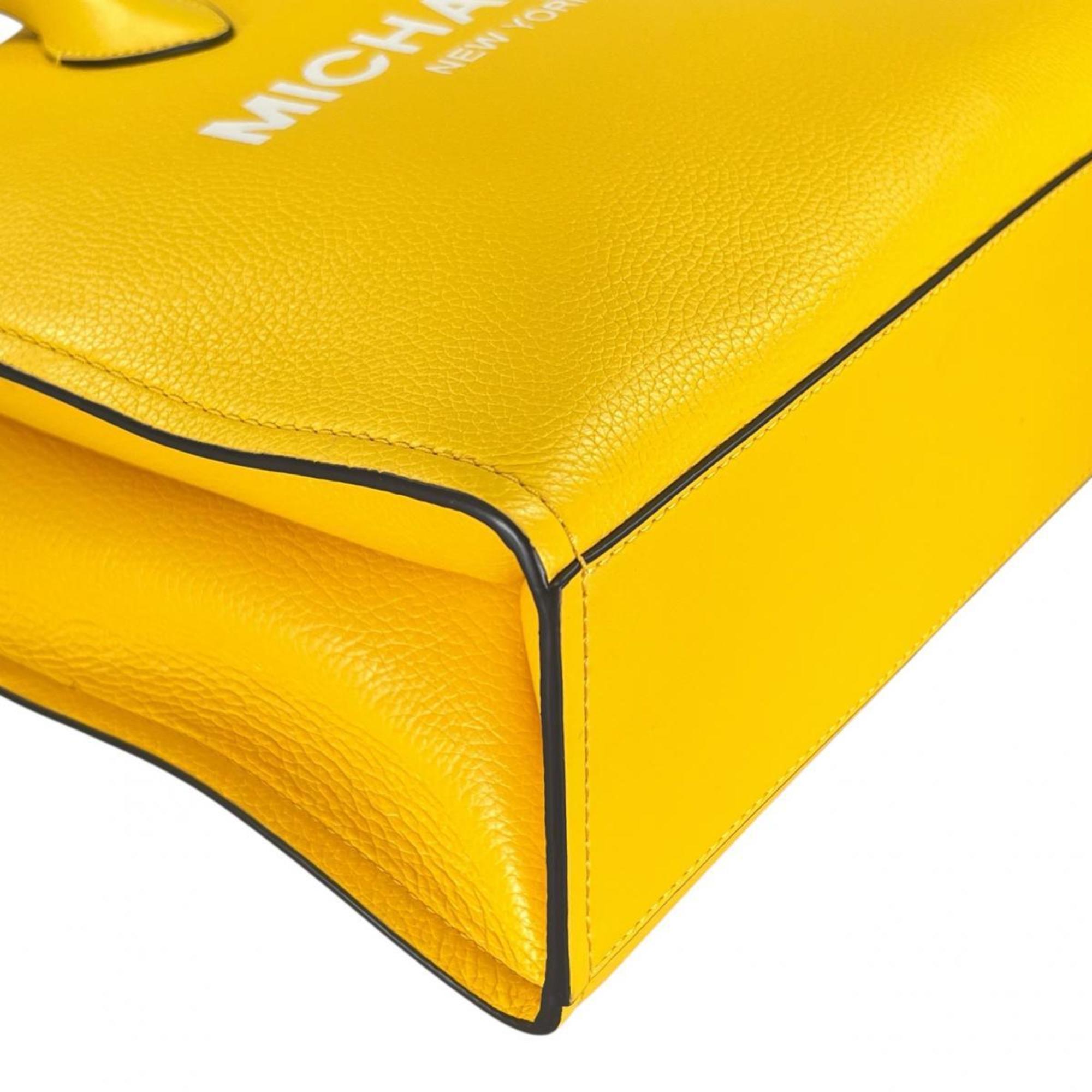 Michael Kors Yellow Handbag Shoulder Bag (Pre-Owned)