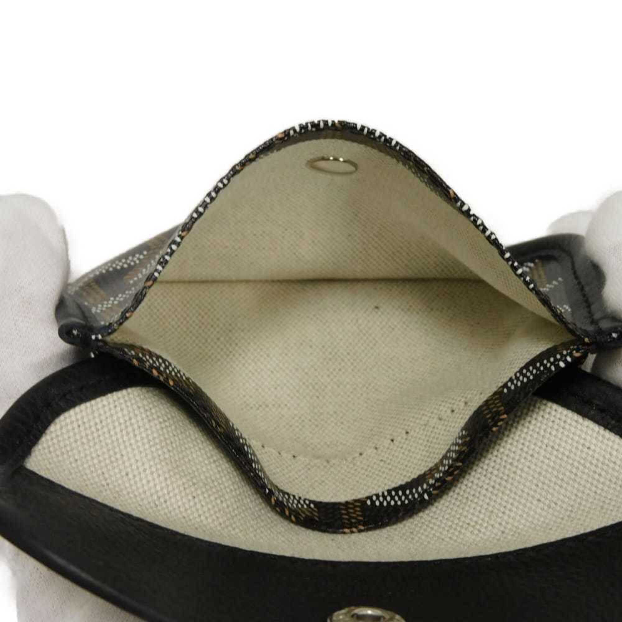Goyard Black Canvas Leather Tote Bag (Pre-Owned)