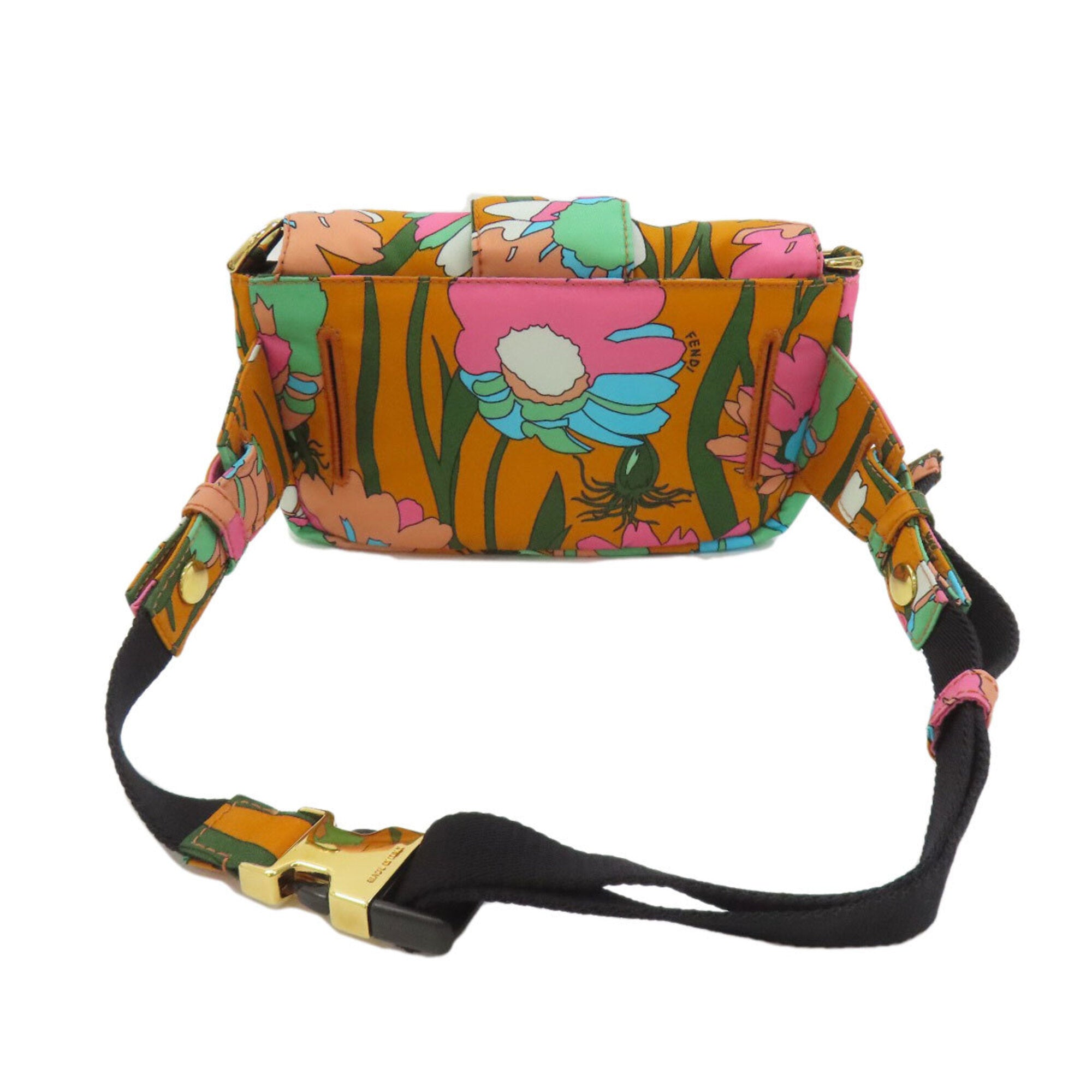 Fendi Orange Nylon Fanny Pack (Pre-Owned)