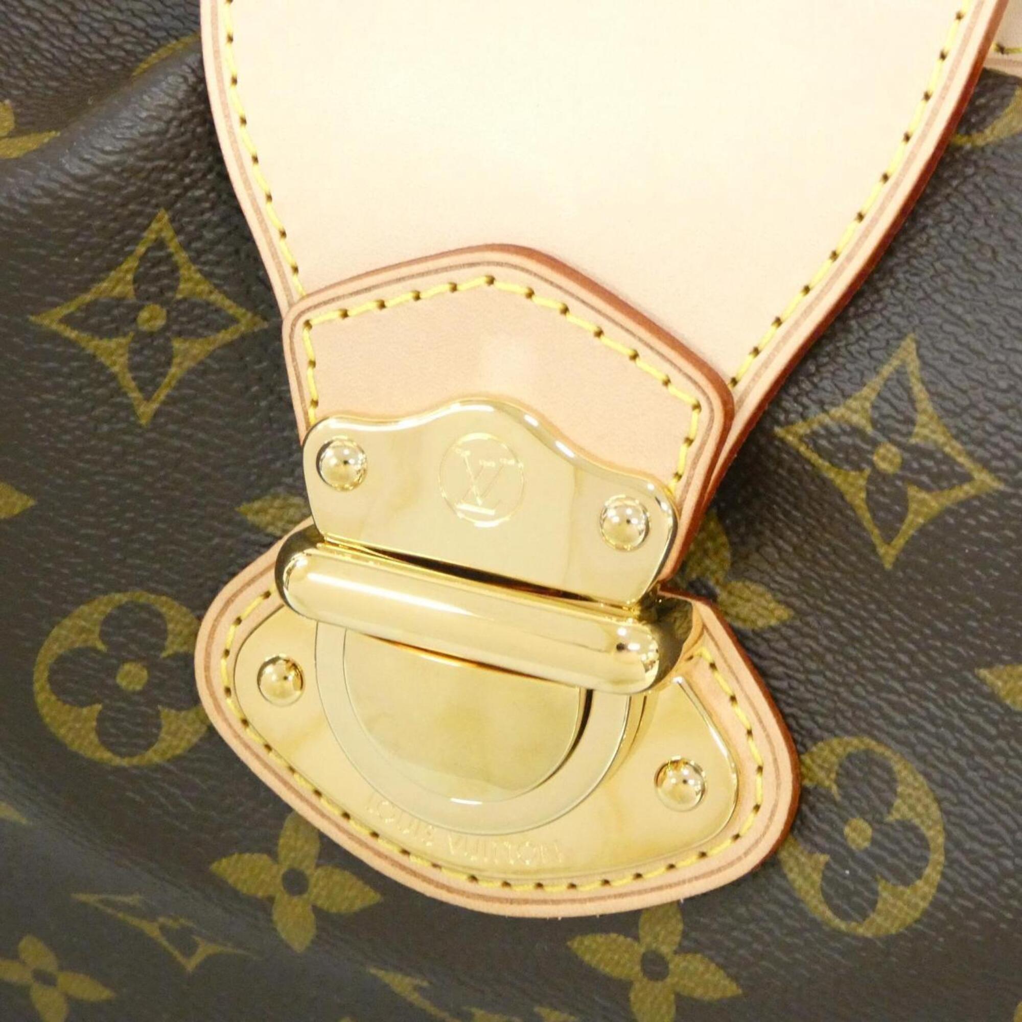 Louis Vuitton Marron Coated Canvas Shoulder Bag (Pre-Owned)