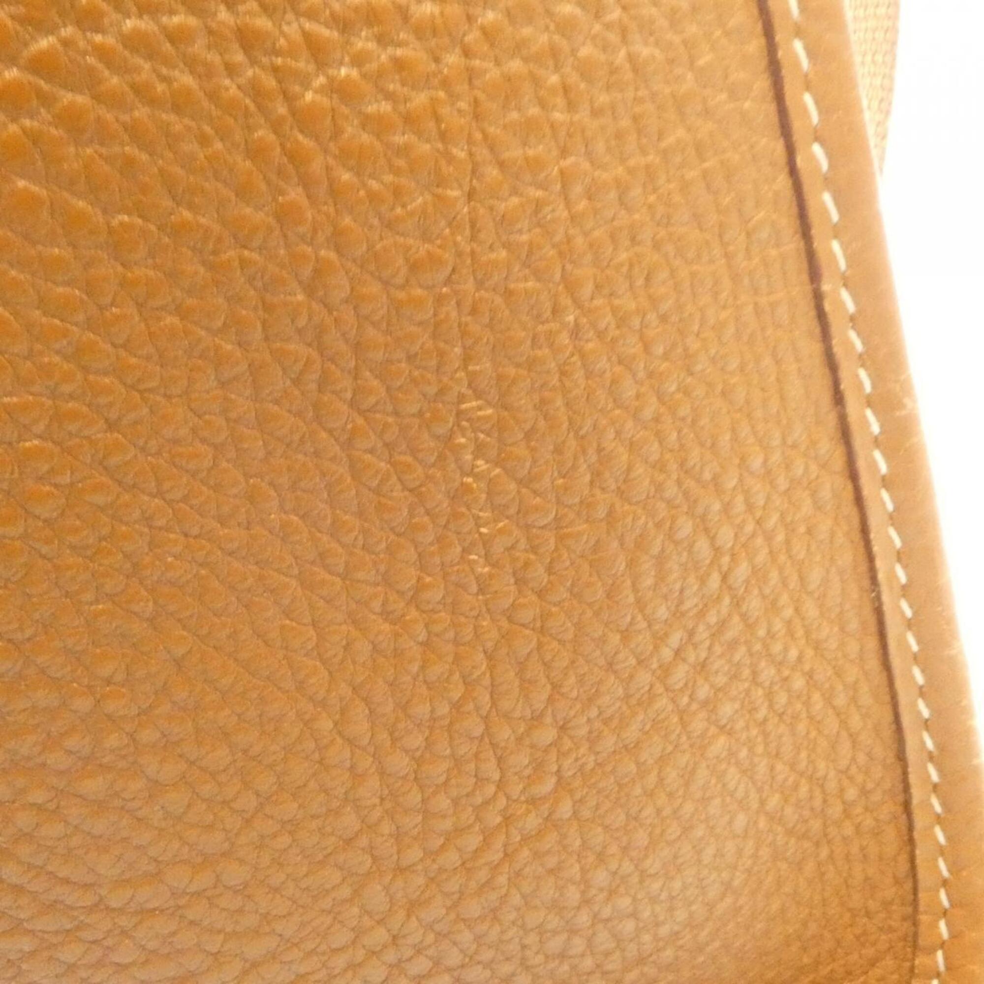 Hermes Gold Togo Leather Shoulder Bag (Pre-Owned)