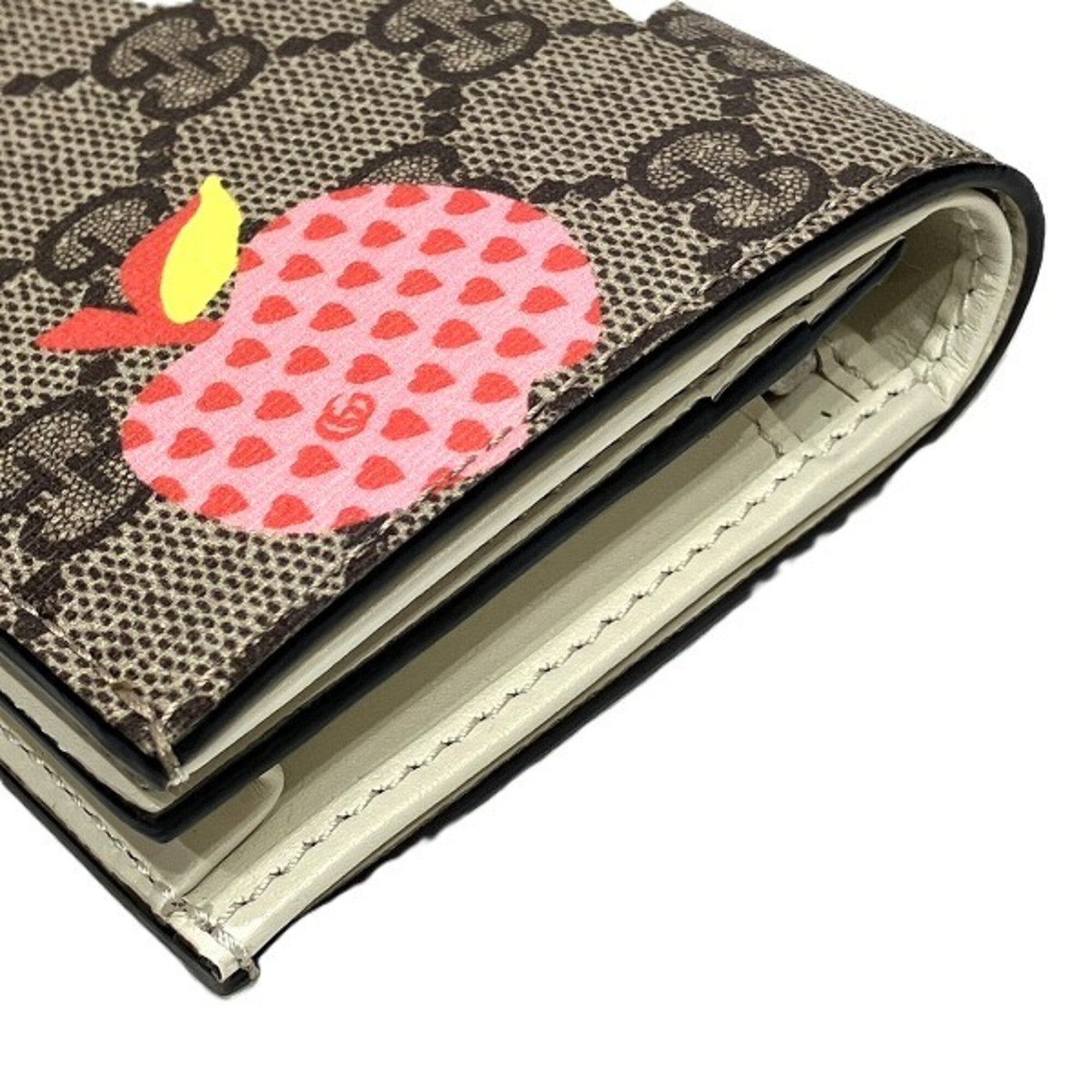 Gucci Brown Gg Supreme Coin Purse/Coin Case (Pre-Owned)