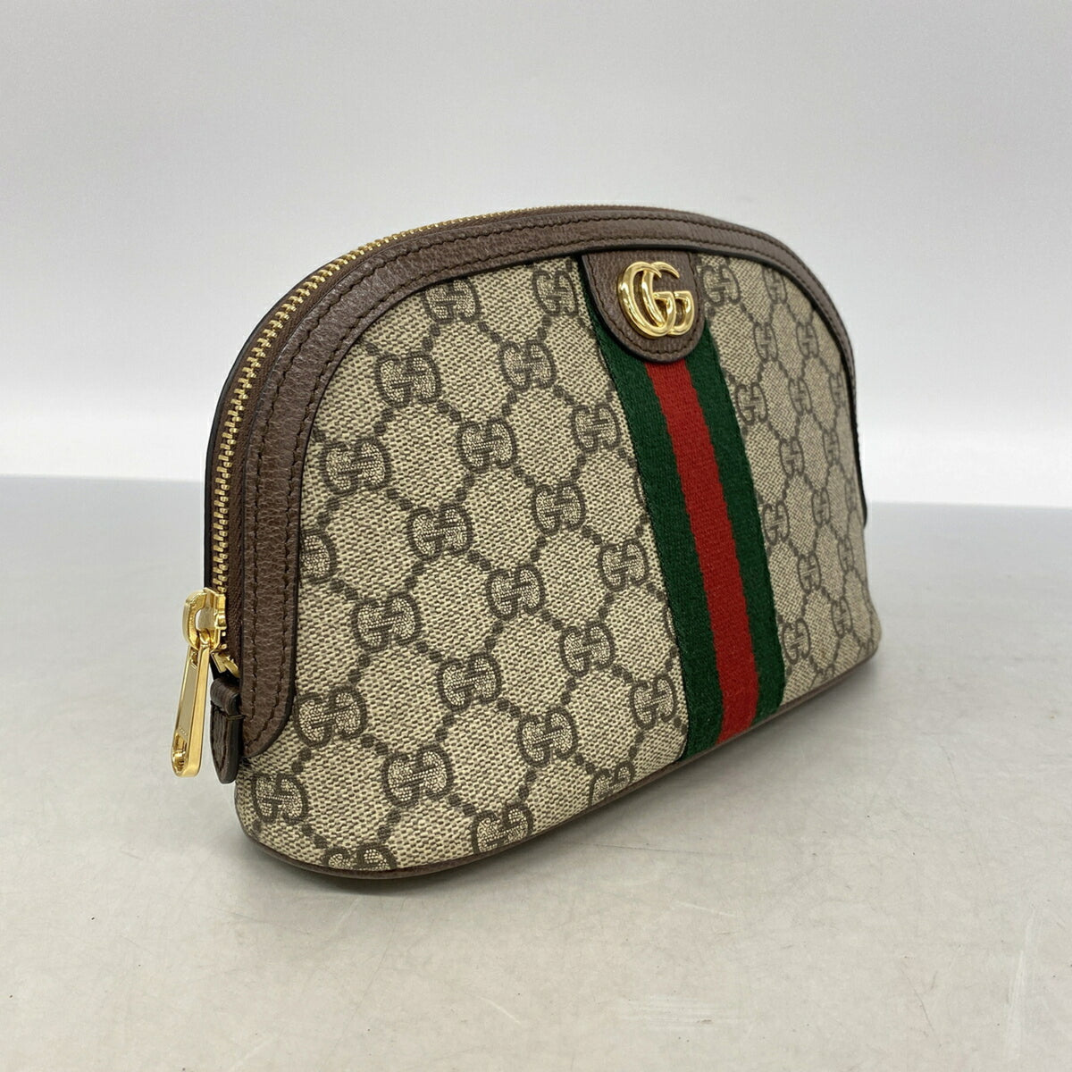 Gucci Brown Pvc Leather Pouch (Pre-Owned)