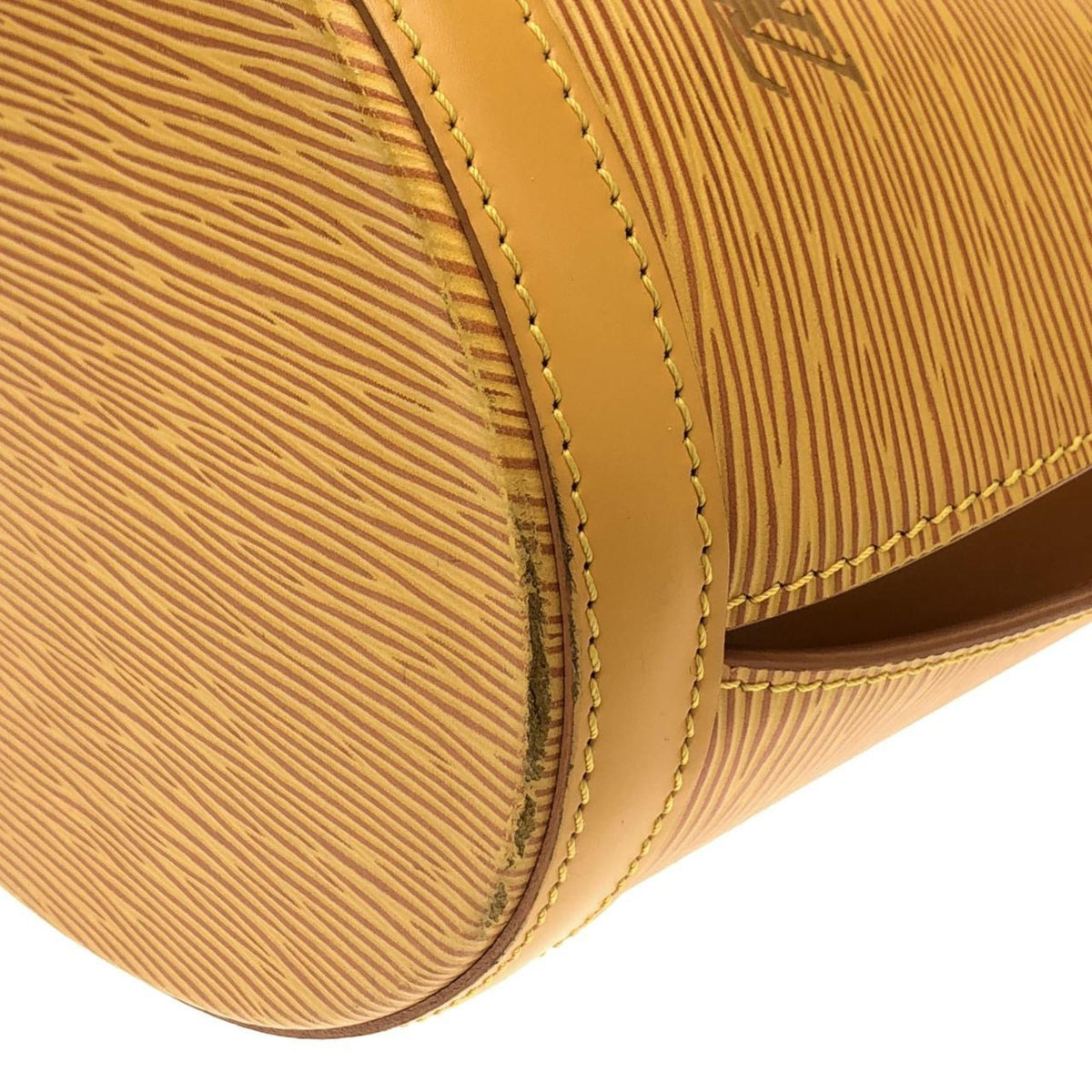 Louis Vuitton Yellow Leather Shoulder Bag (Pre-Owned)