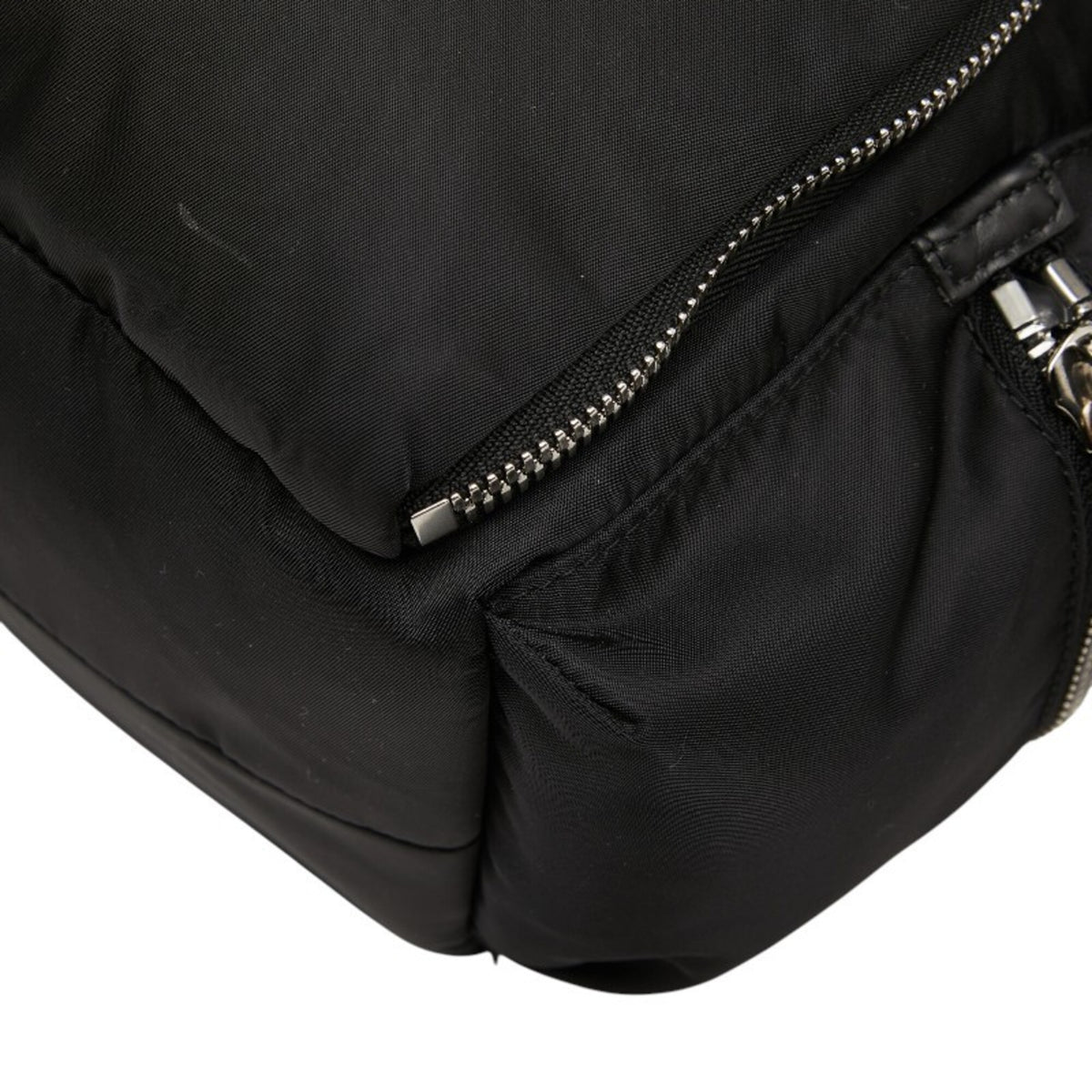 Burberry Black Nylon Leather Backpack (Pre-Owned)