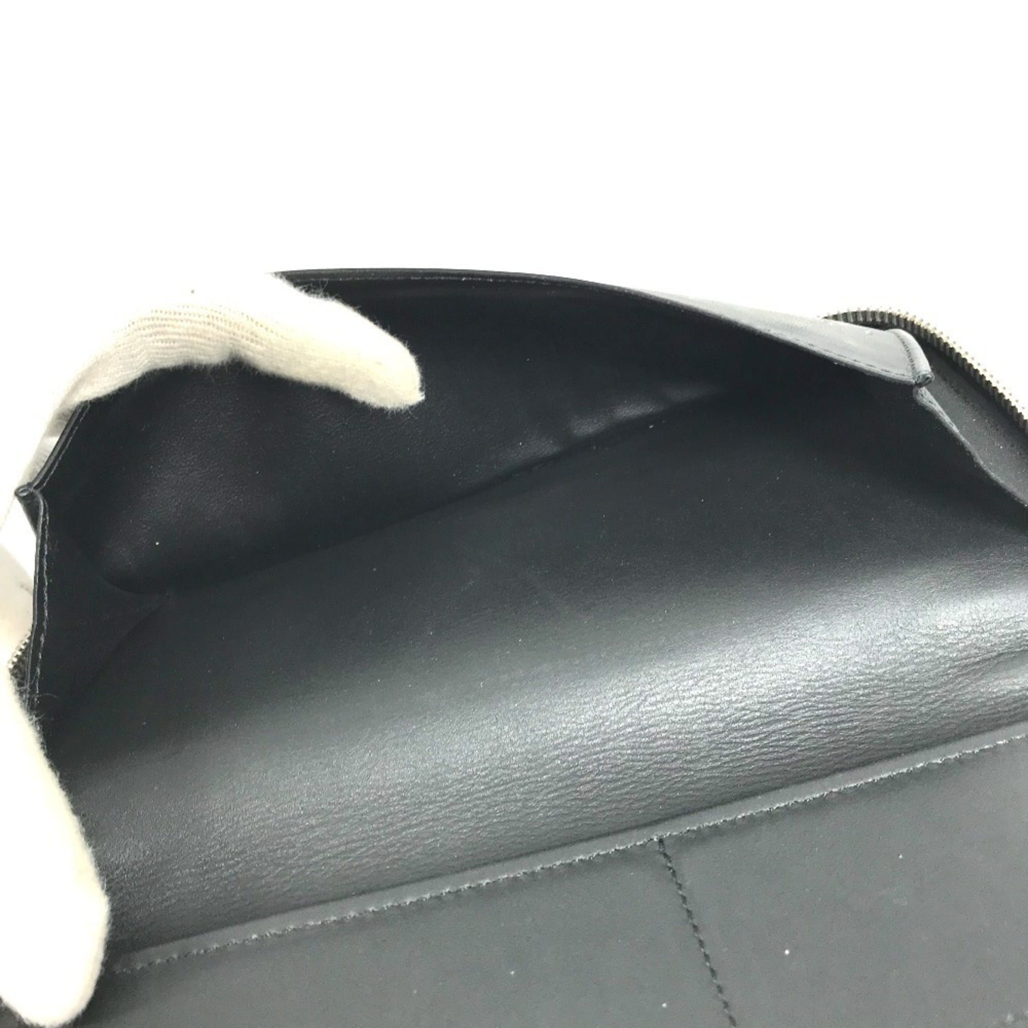 Louis Vuitton Black Noir Long Wallet (Bi-Fold) (Pre-Owned)