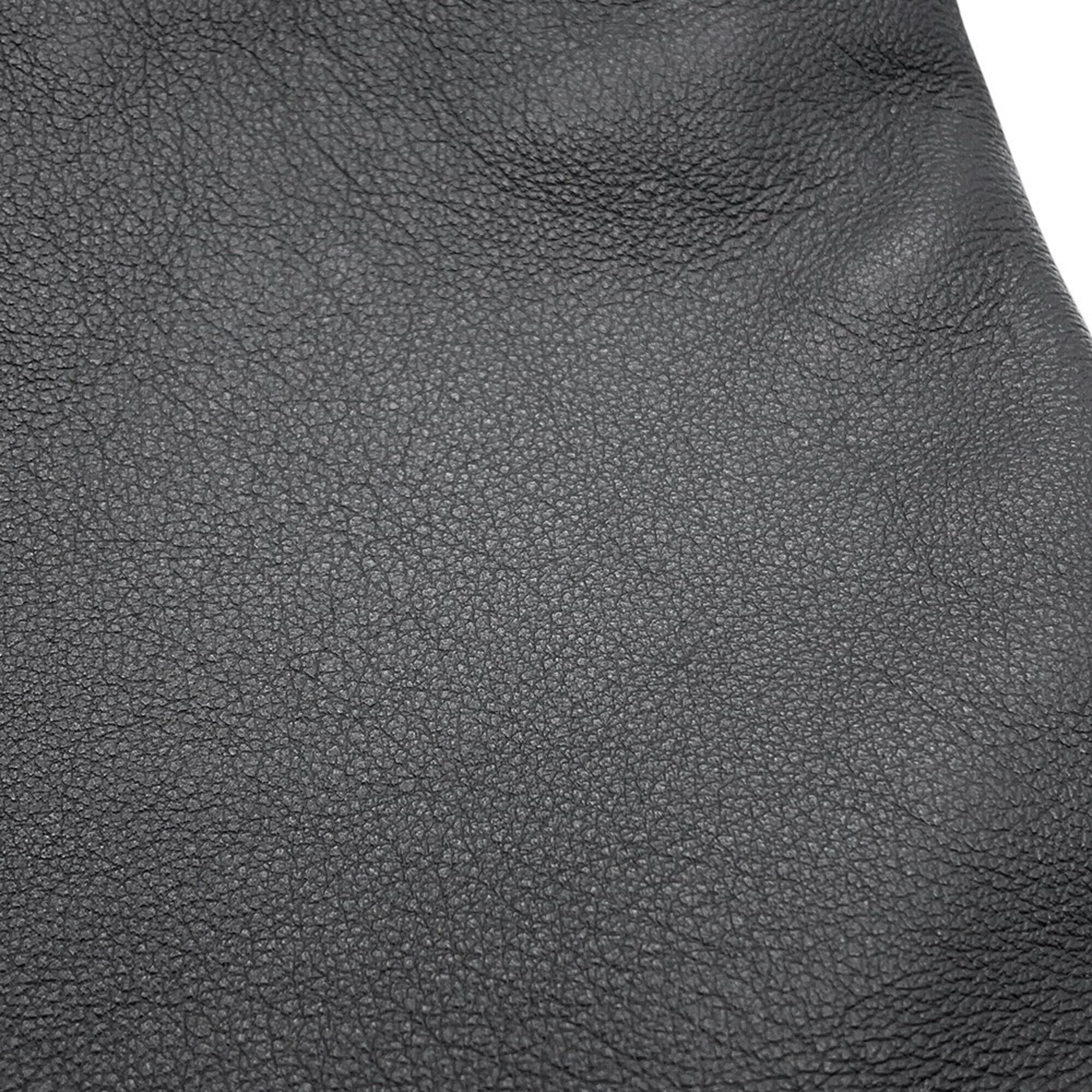Prada Black Leather Handbag Shoulder Bag (Pre-Owned)