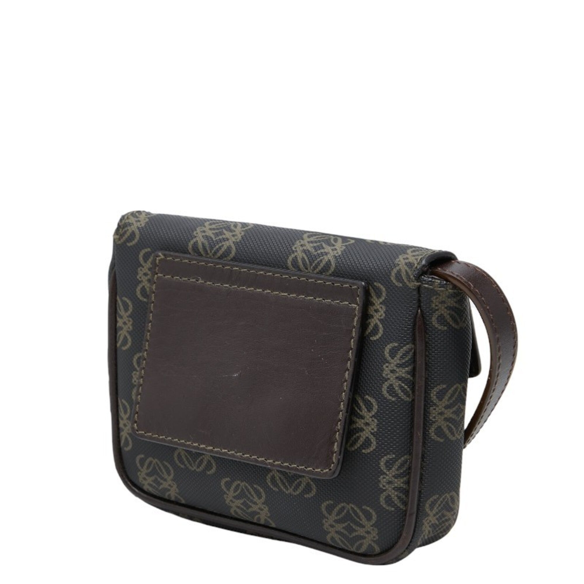 Loewe Black Brown Pvc Leather Shoulder Bag (Pre-Owned)