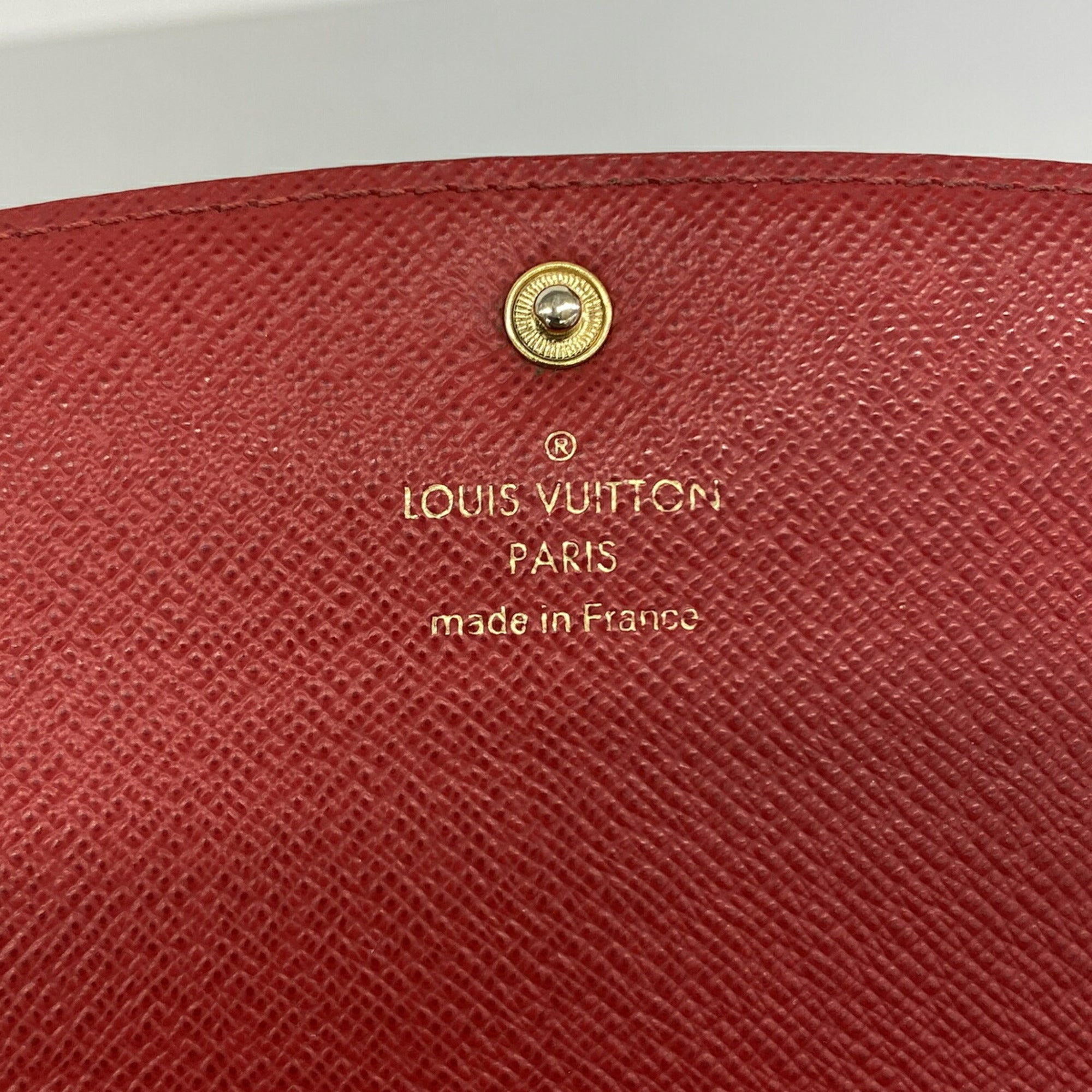 Louis Vuitton Ebene Rouge Long Wallet (Bi-Fold) (Pre-Owned)