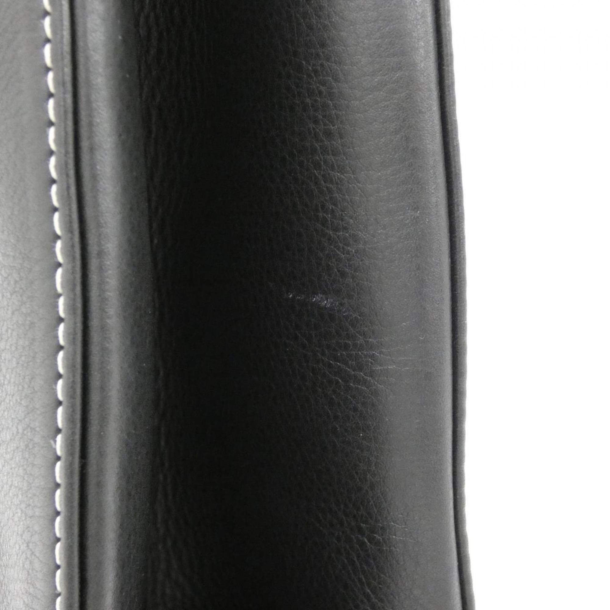 Christian Dior Black Leather Handbag (Pre-Owned)