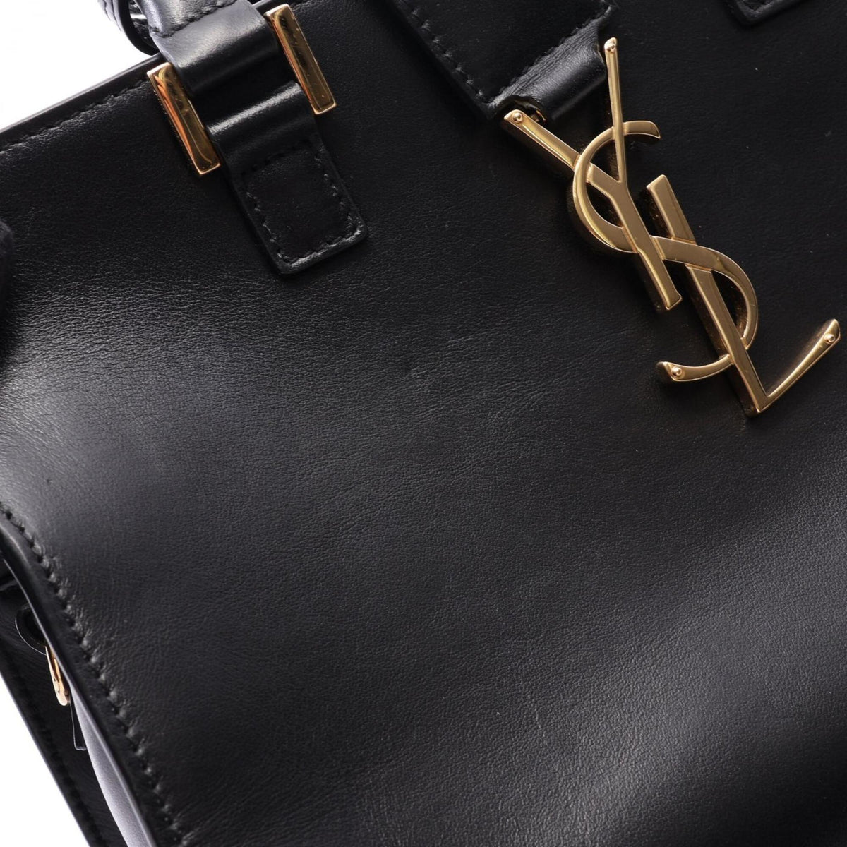 Yves Saint Laurent Black Leather Handbag (Pre-Owned)