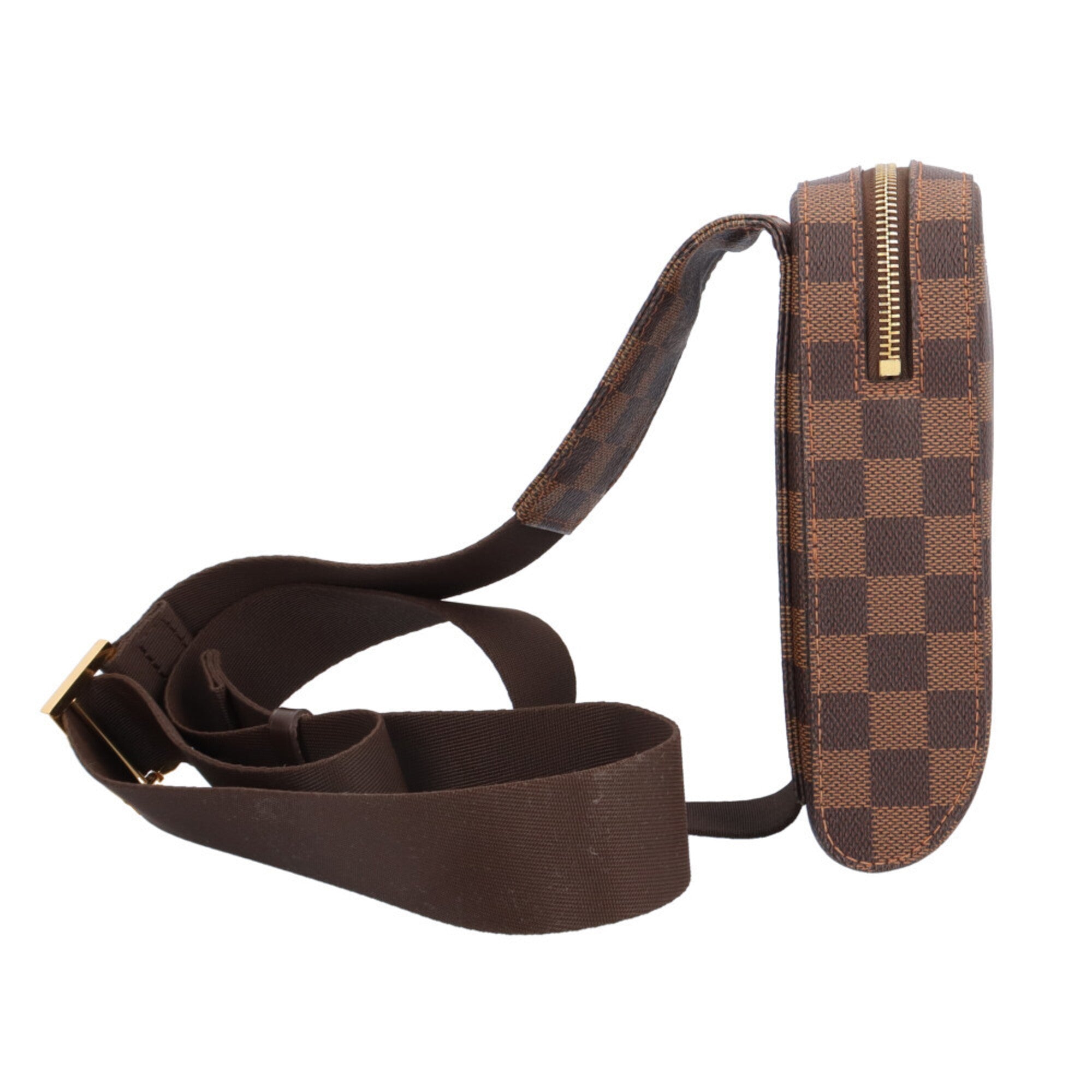 Louis Vuitton Brown Damier Canvas Sling Bag (Pre-Owned)