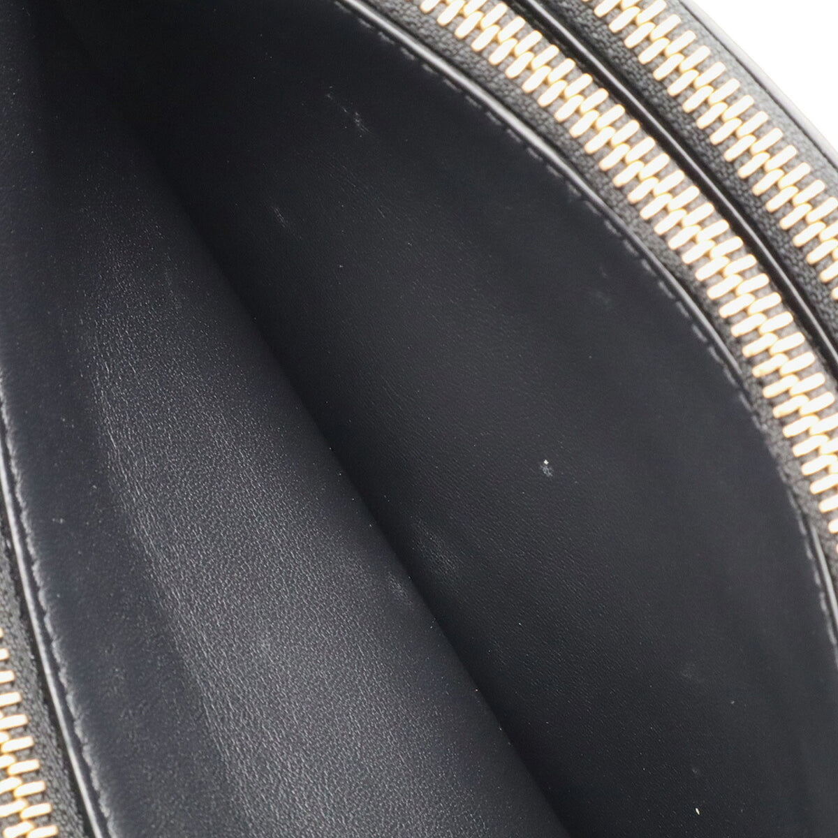 Celine Black Leather Handbag Pochette Pouch Shoulder Bag (Pre-Owned)