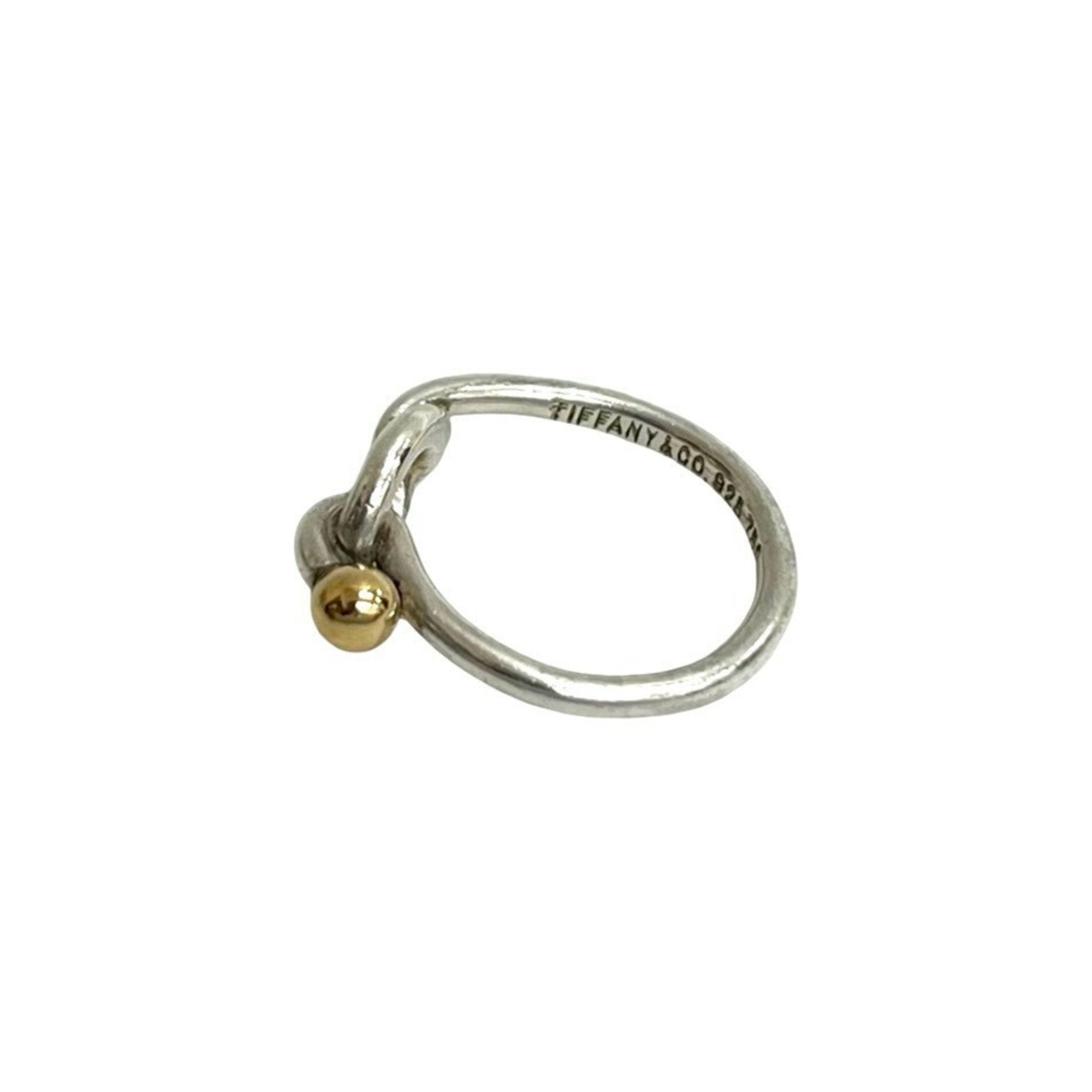 Tiffany Gold Silver Gold (18K) Silver 925 Band Ring (Pre-Owned)